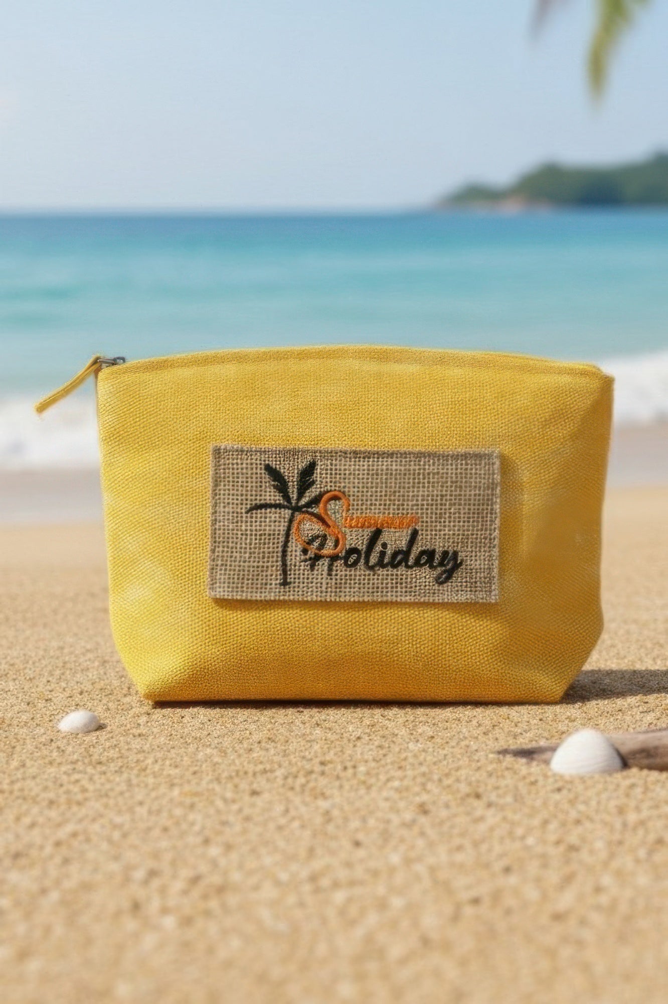 Holiday Patch Vintage Cosmetic Pouch