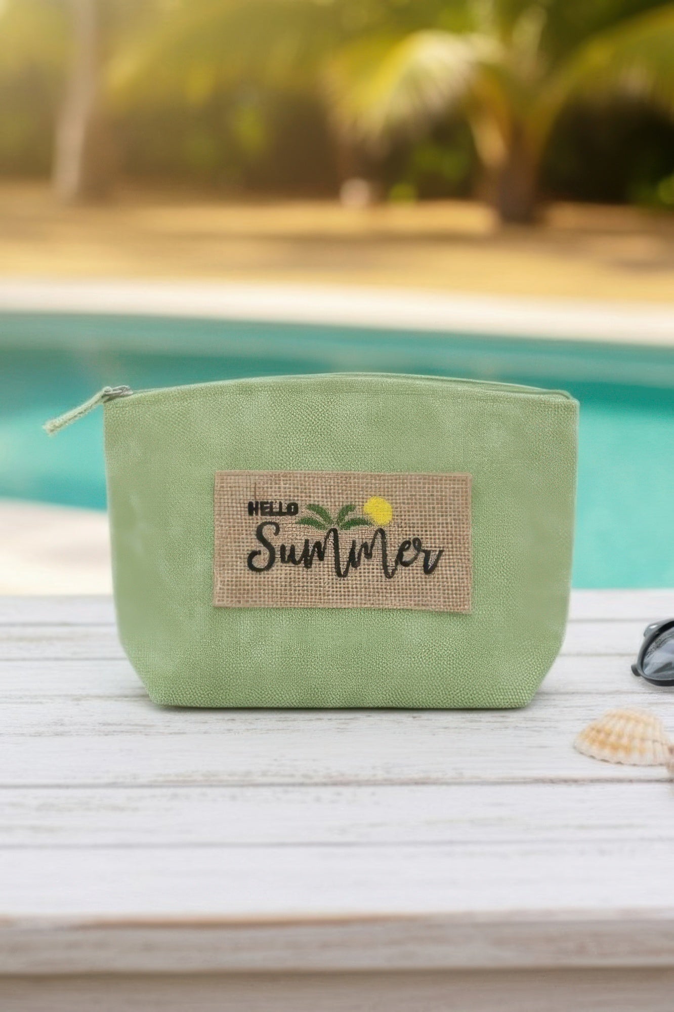 Holiday Patch Vintage Cosmetic Pouch