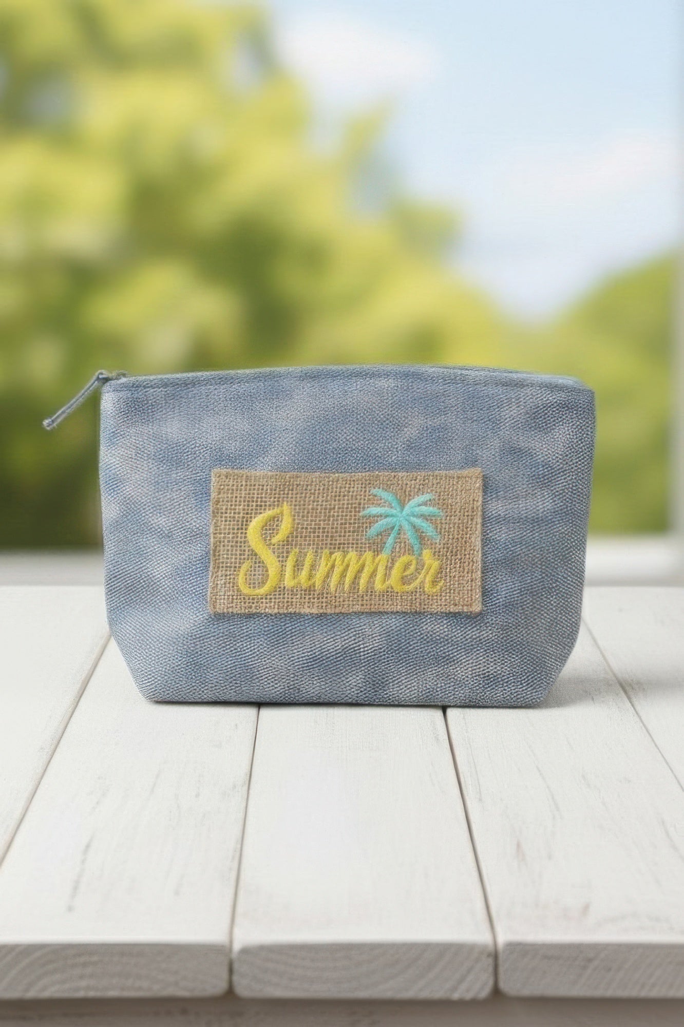 Holiday Patch Vintage Cosmetic Pouch