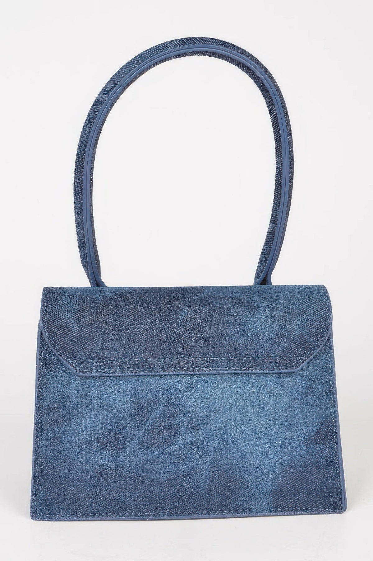 Denim Top Handle Crossbody Bag