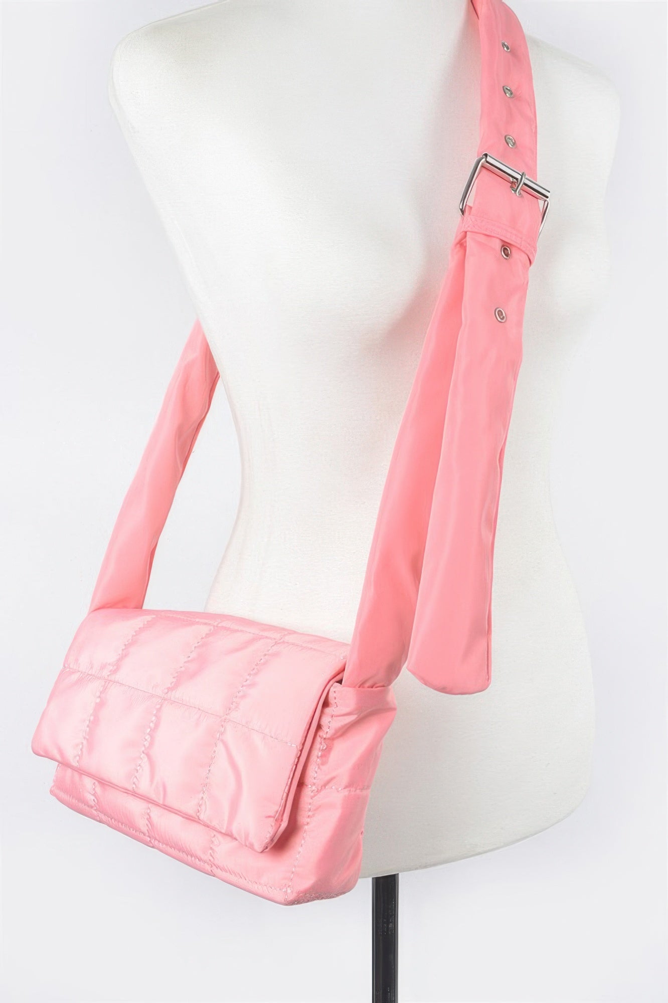 Nylon Padded Crossbody Bag