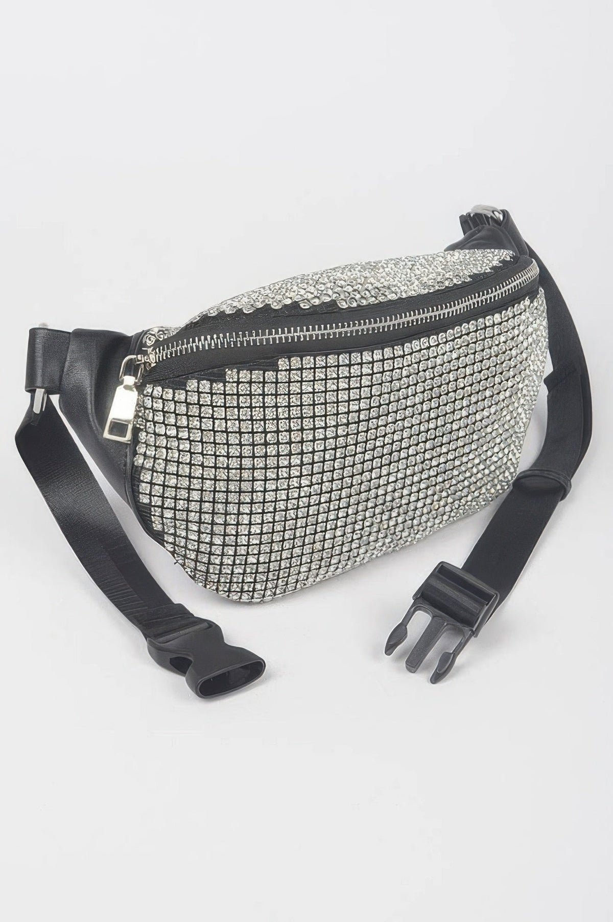 Rhinestone Mesh Fanny Pack