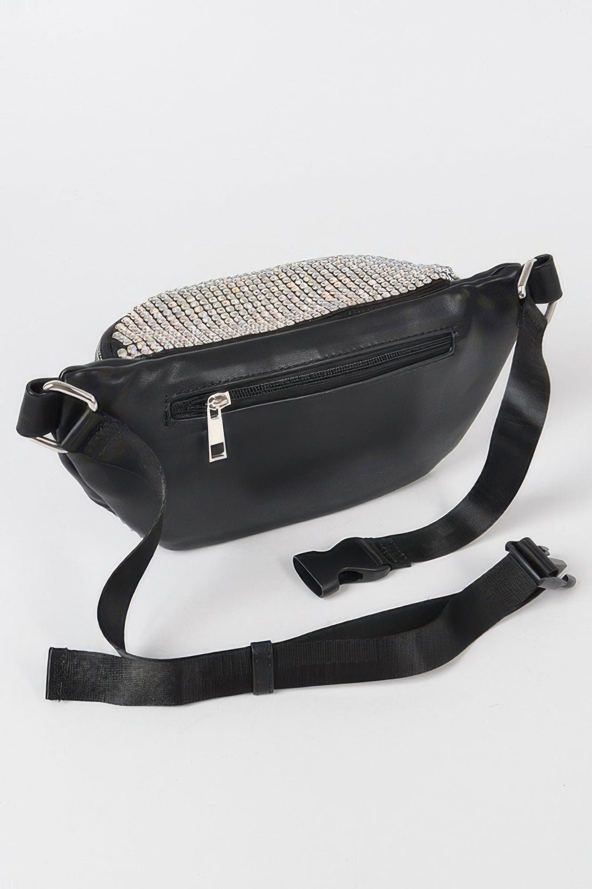 Rhinestone Mesh Fanny Pack