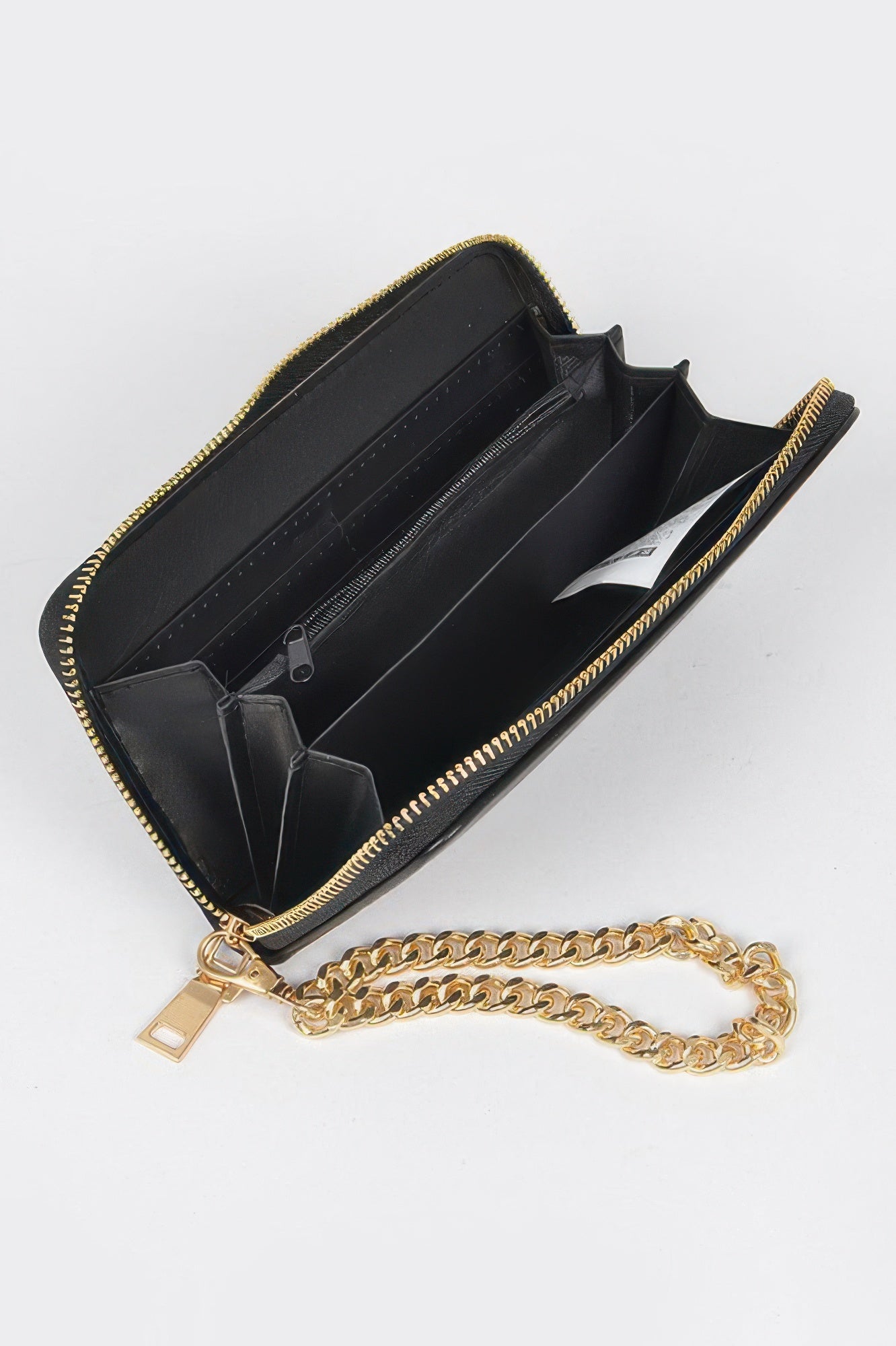 Studded Wallet With Chain