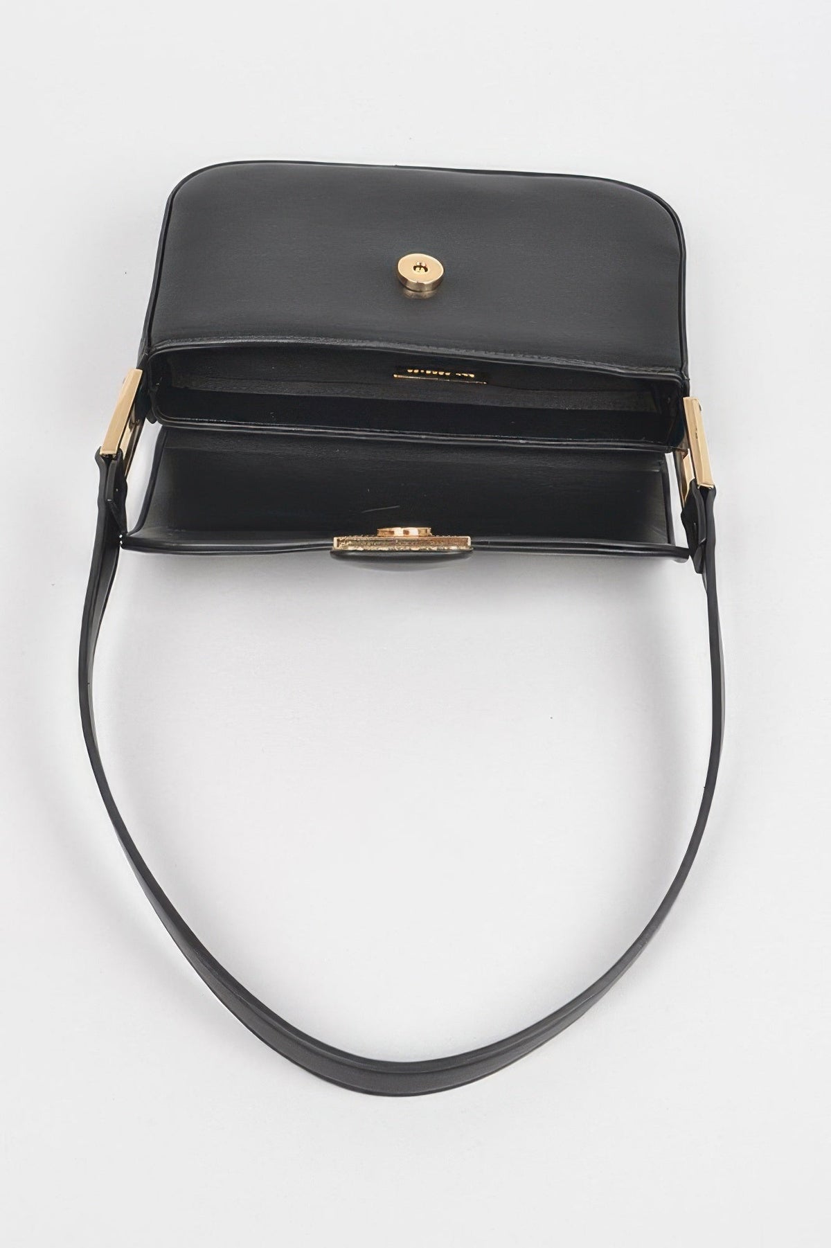 Faux Leather Shoulder Bag
