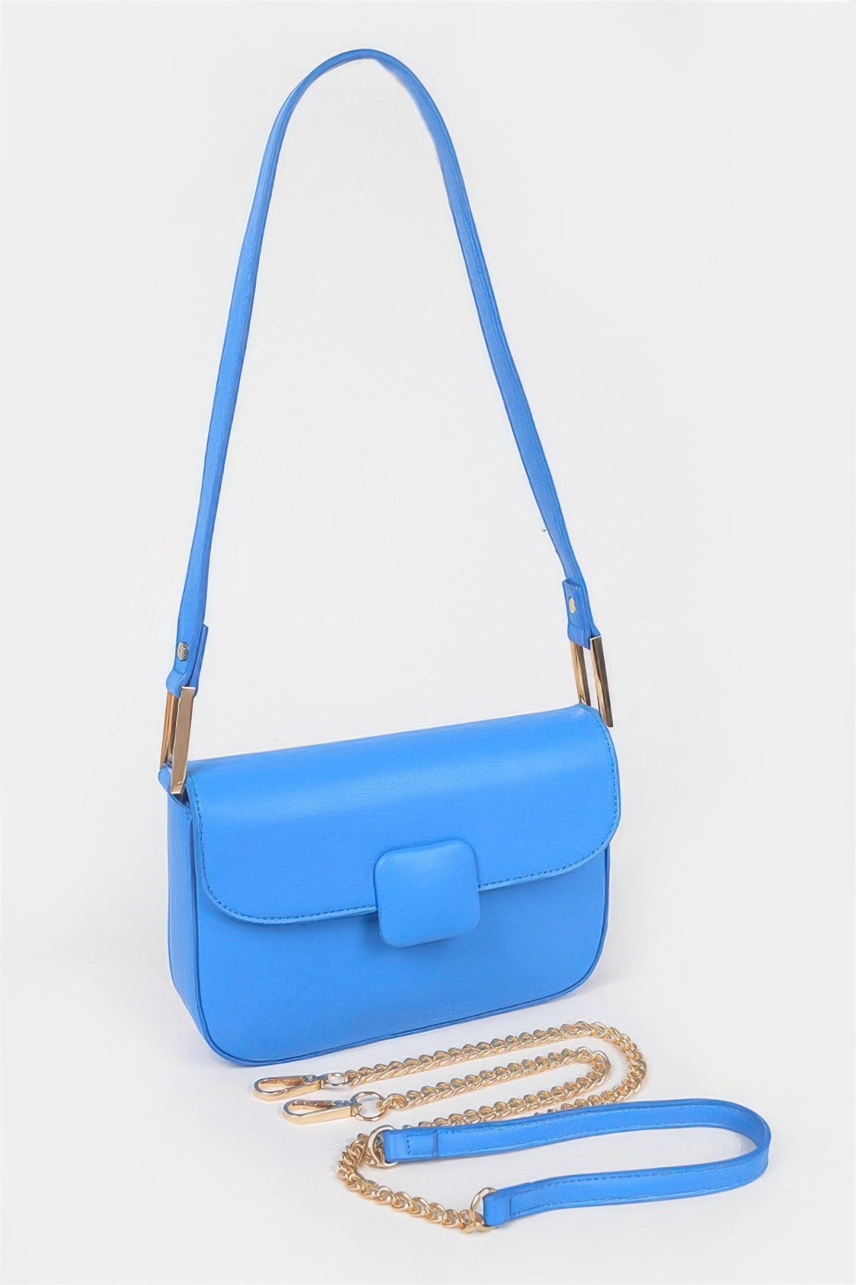 Faux Leather Shoulder Bag