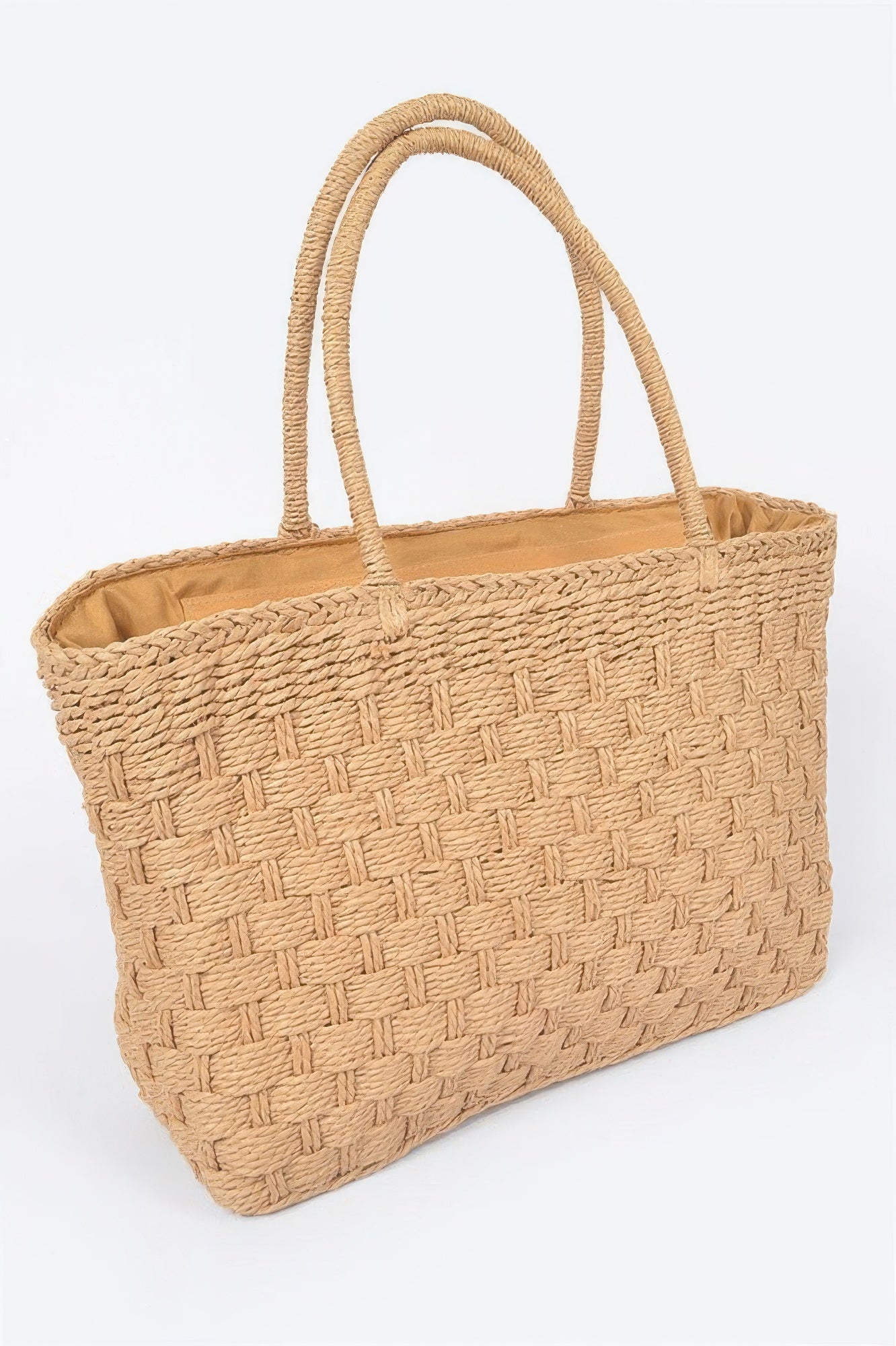 Straw Medium Tote Bag