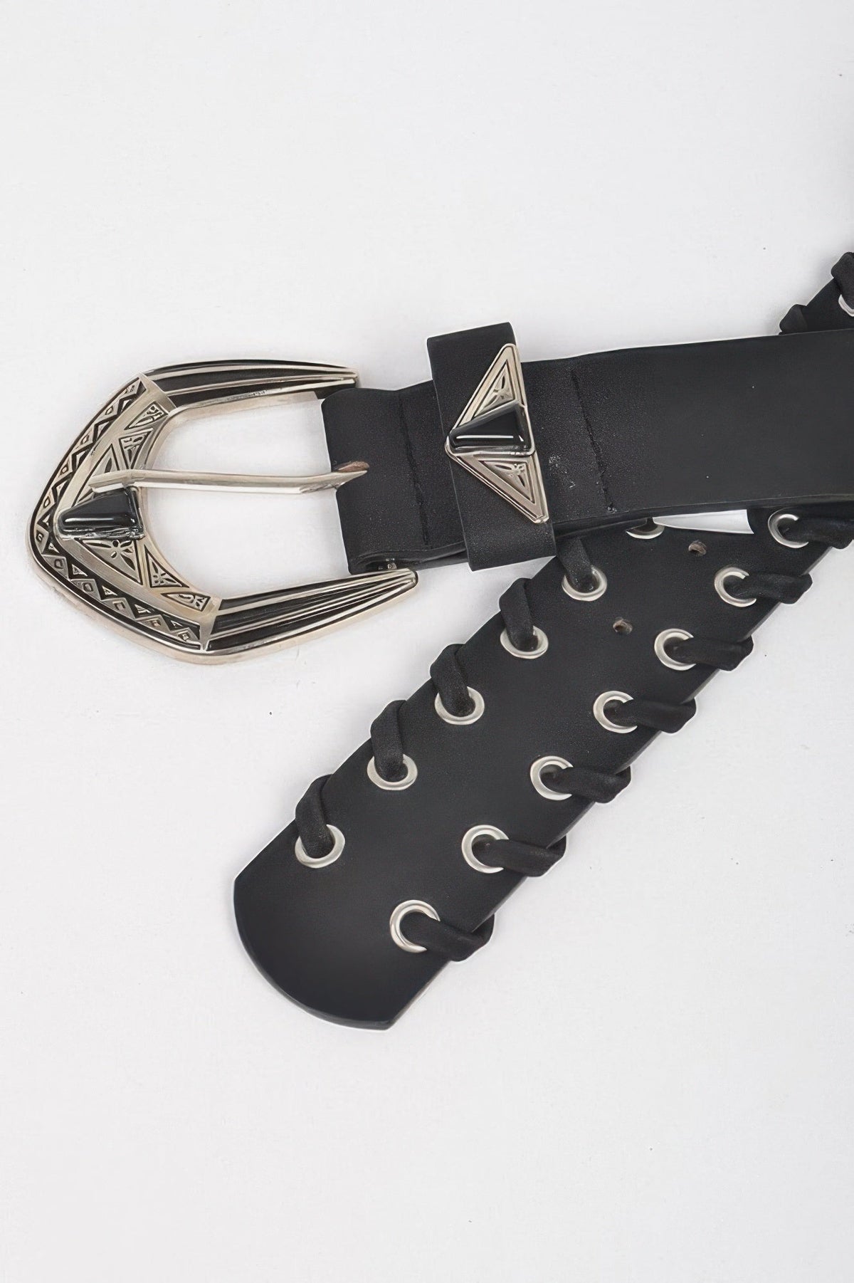 Multi Metal Eyelet Belt
