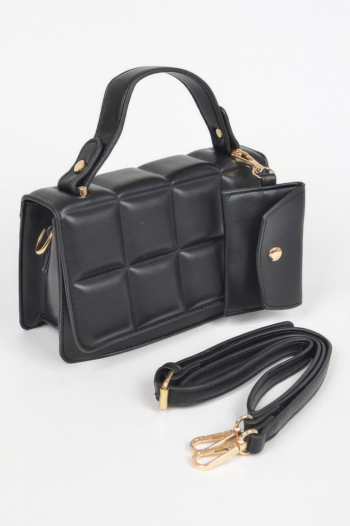 Quilted Top Handle Bag