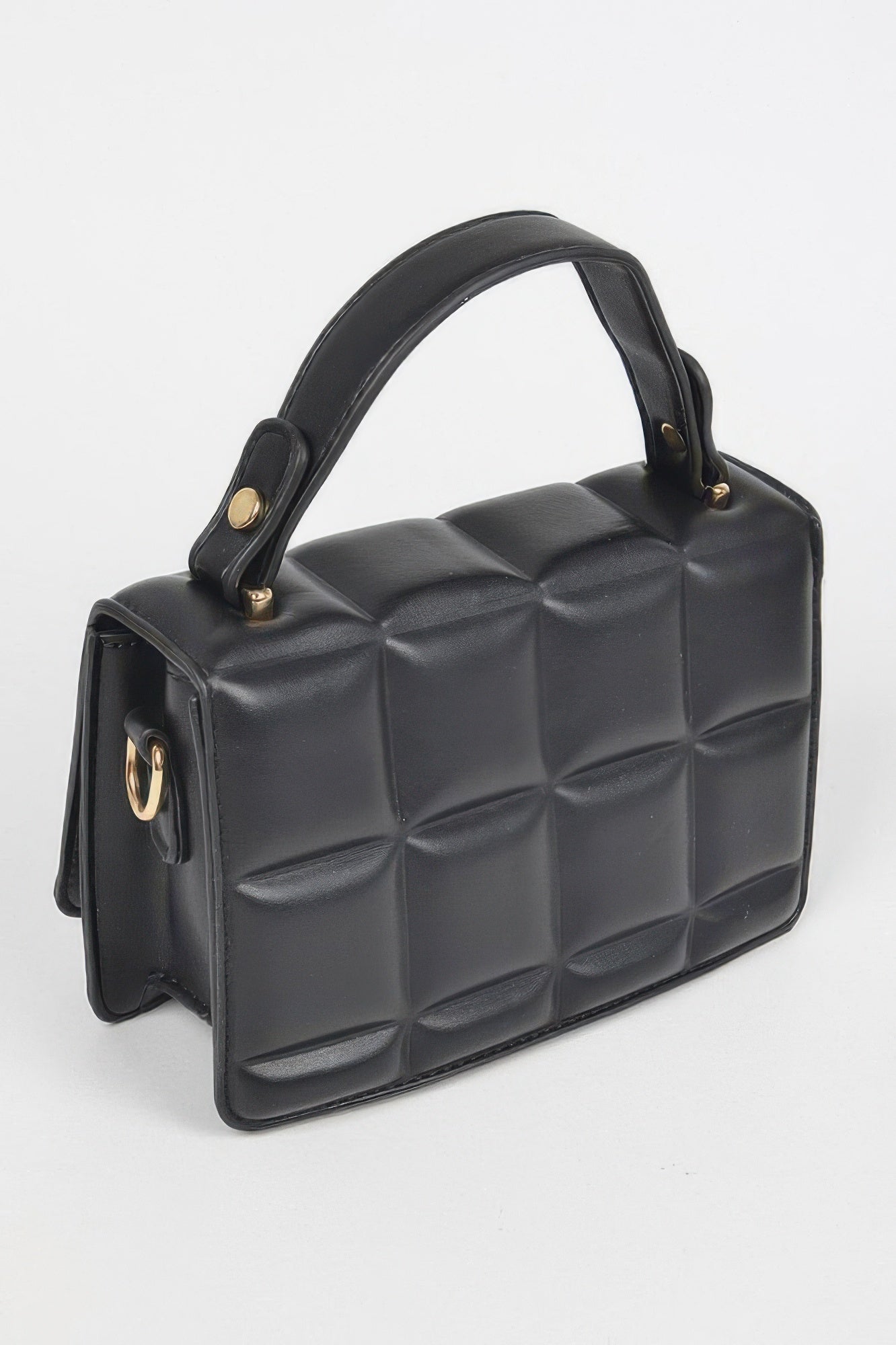 Quilted Top Handle Bag