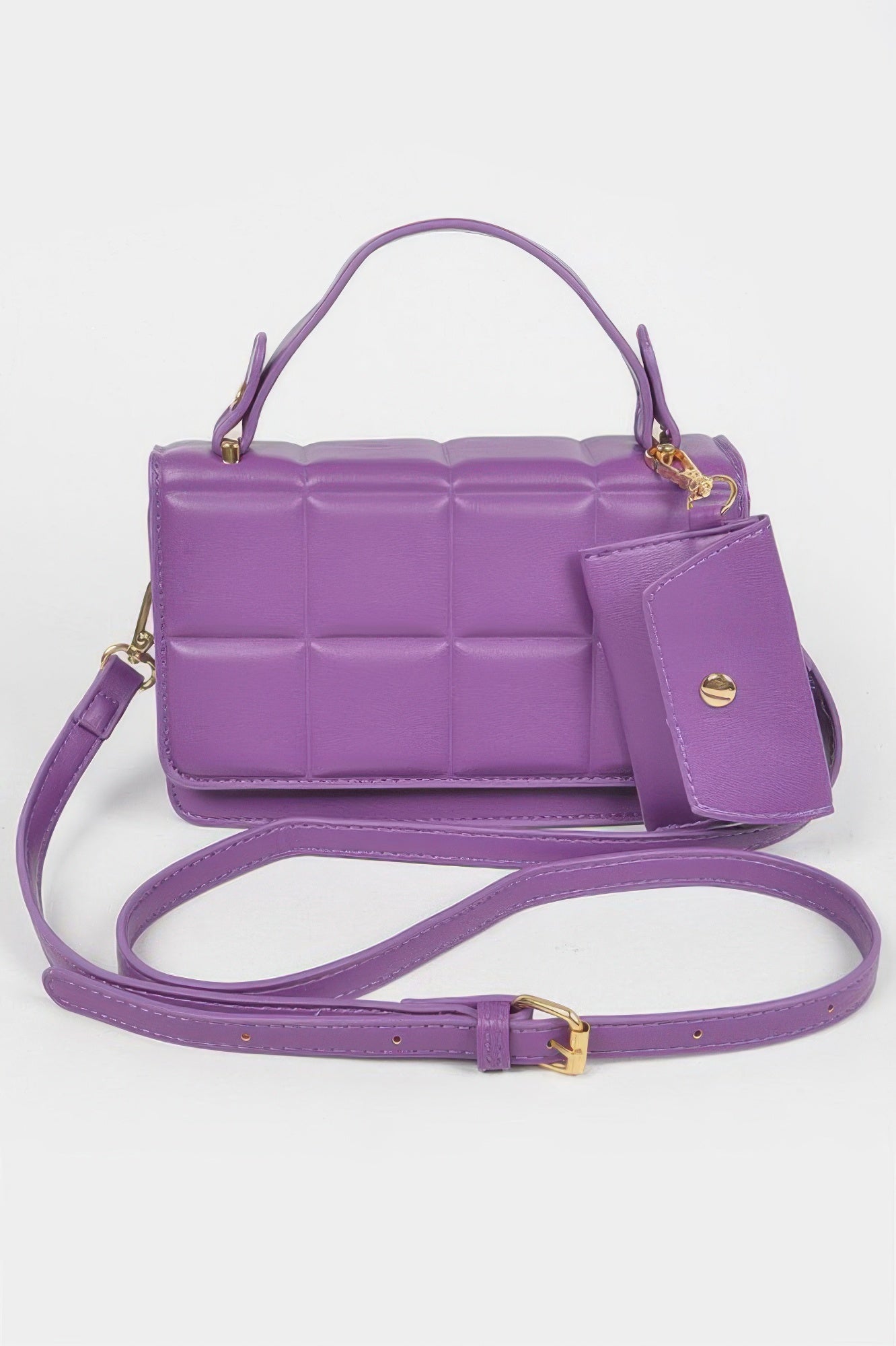 Quilted Top Handle Bag