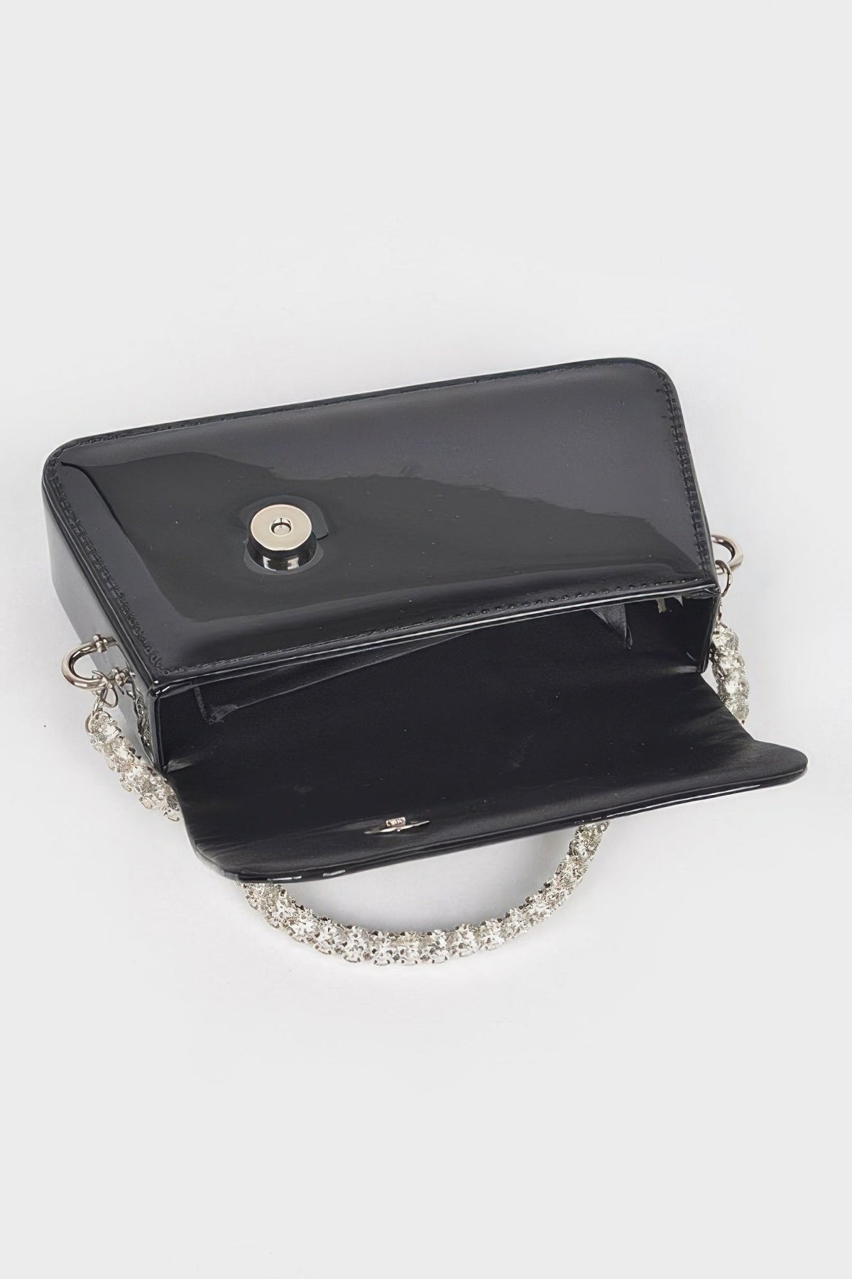 Glitter Rhinestone Handle Bag