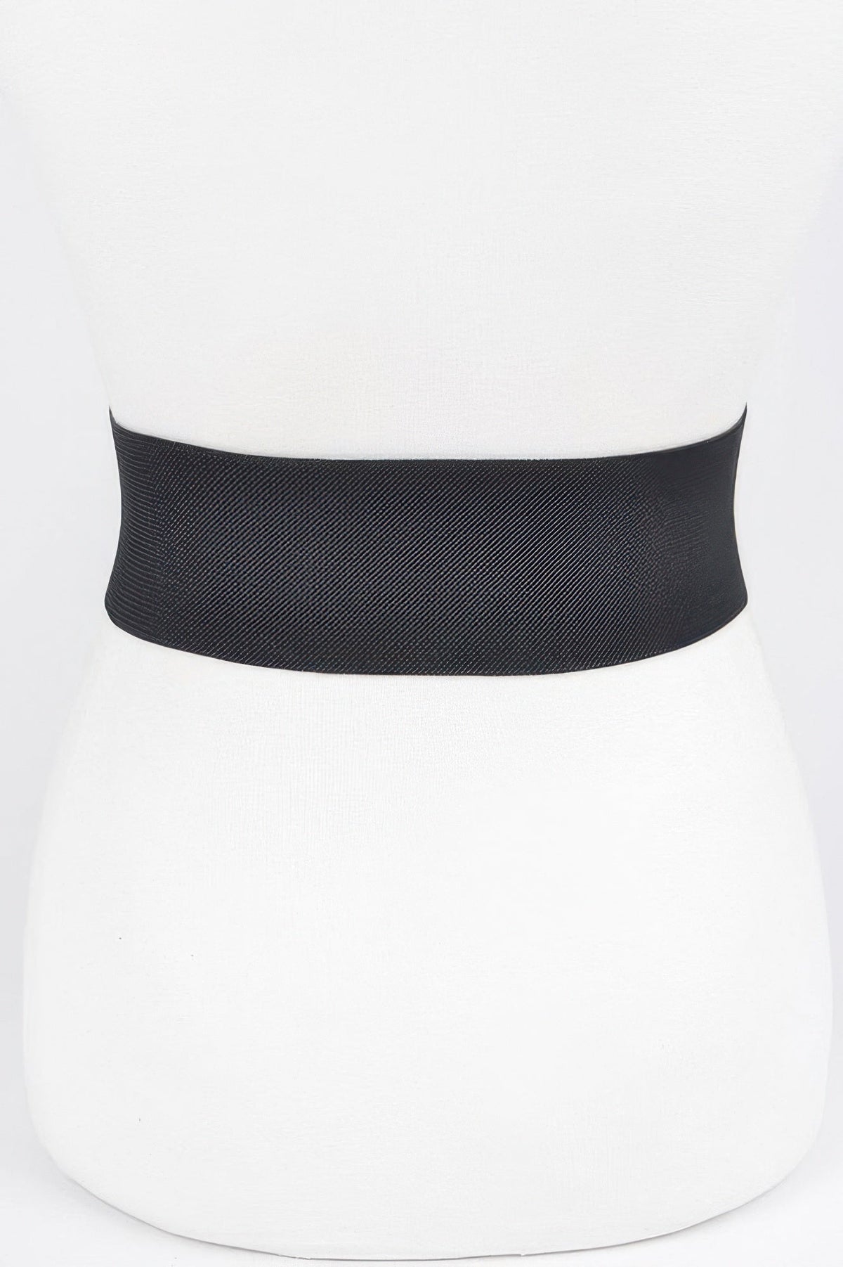 Rhinestone Buckle Stretch Belt