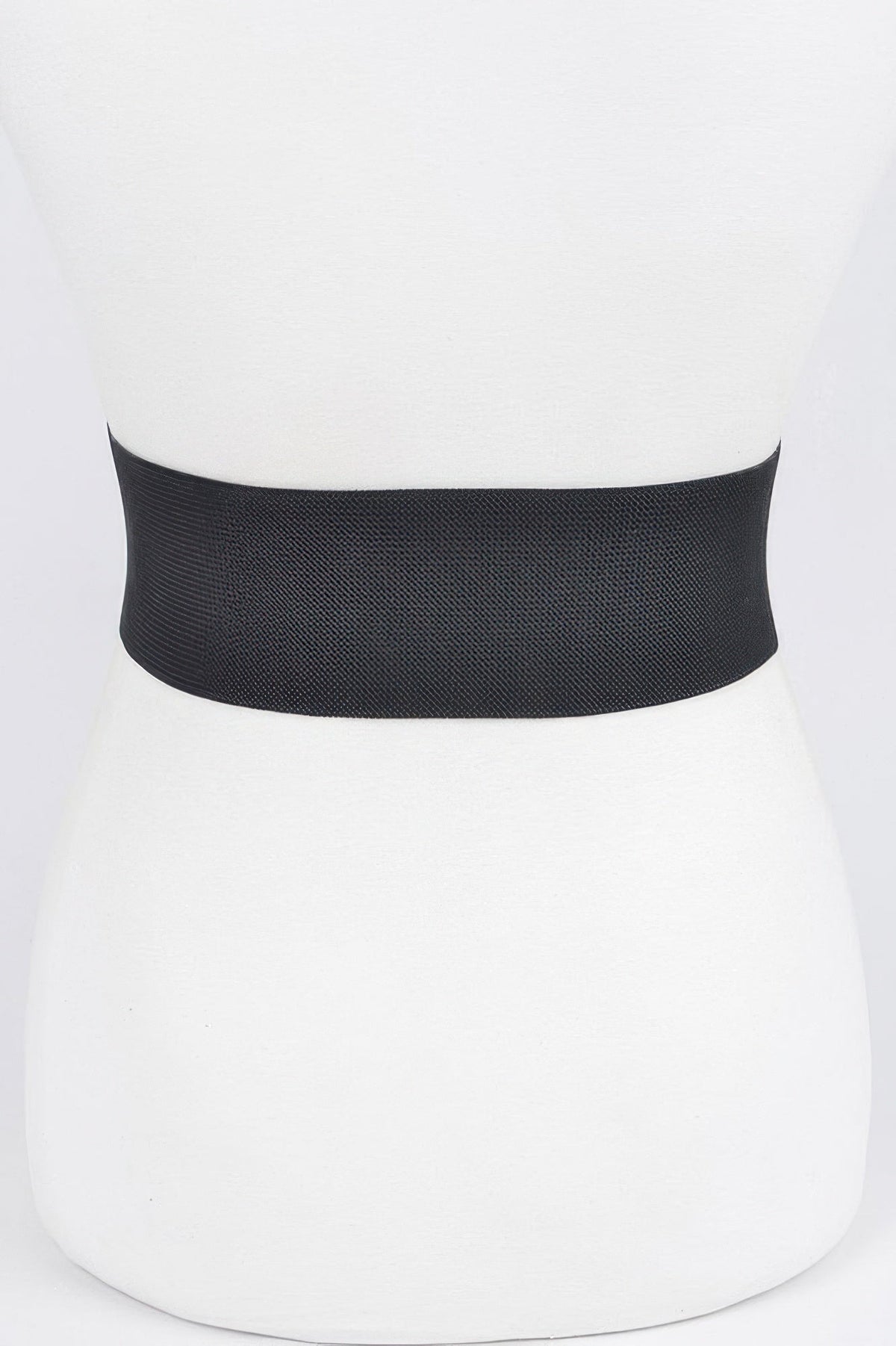 Faux Pearl Buckle Stretch Belt