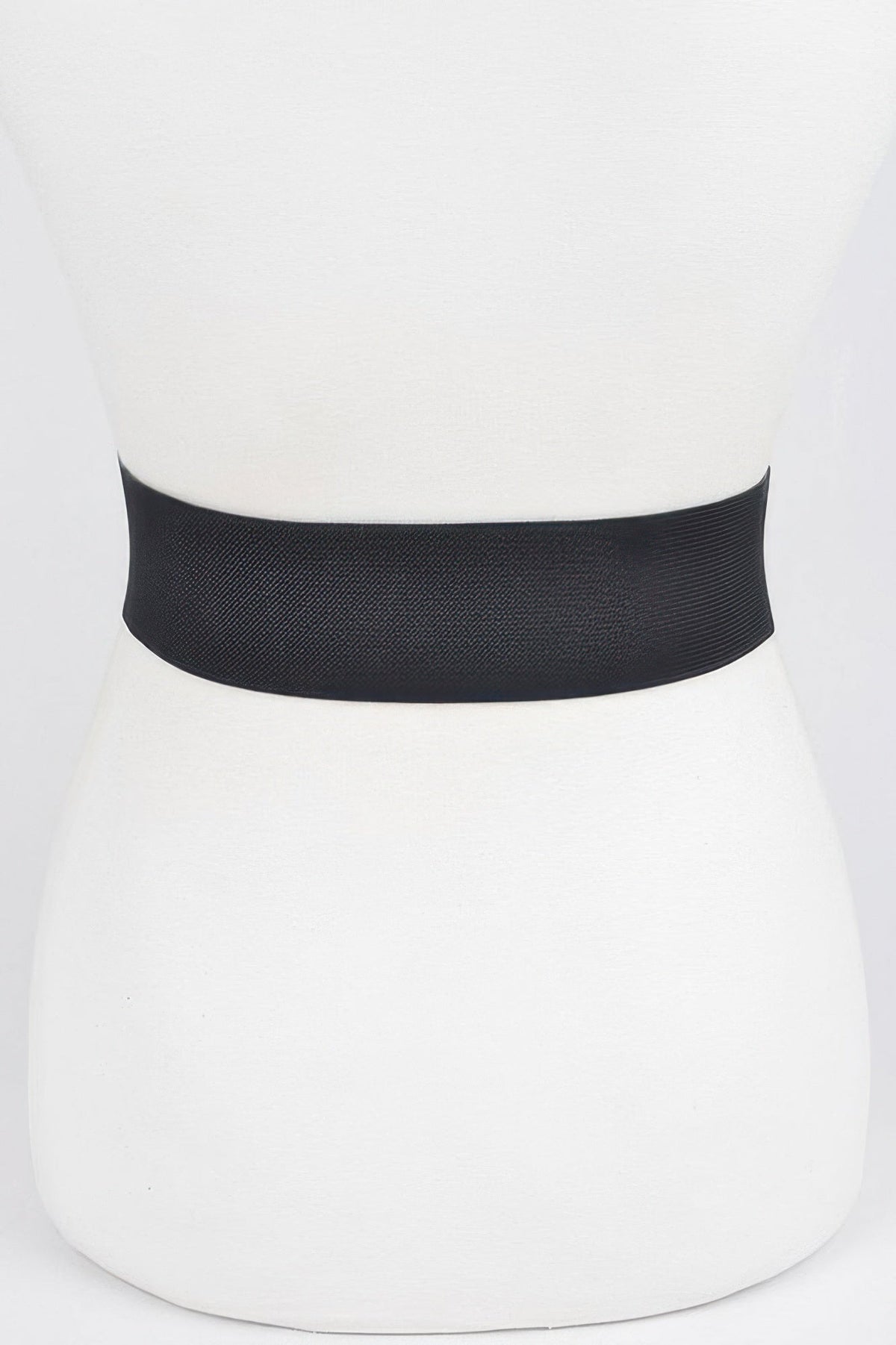 Rhinestone Metal Buckle Stretch Belt