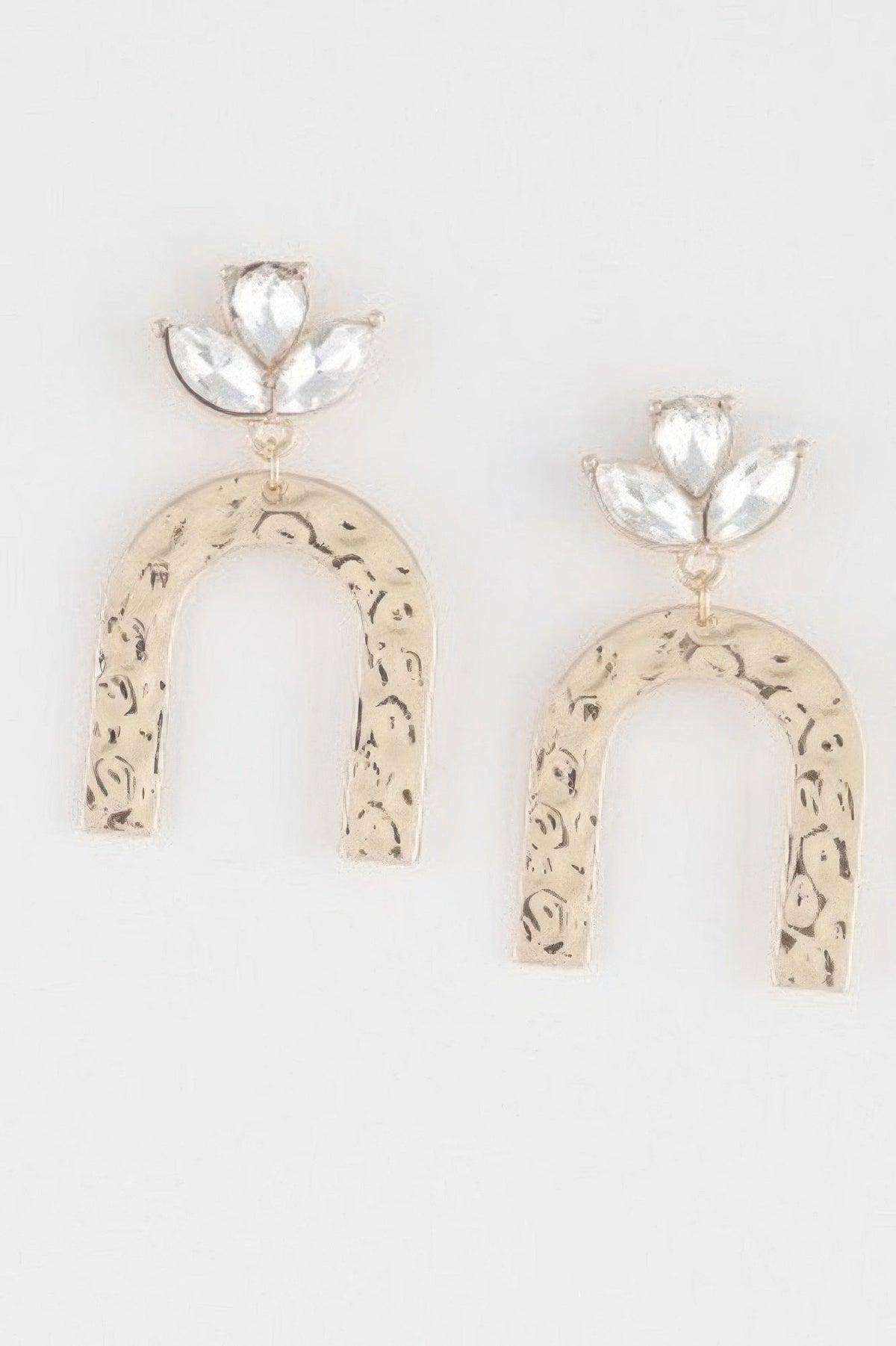 Hammered Arch Earrings