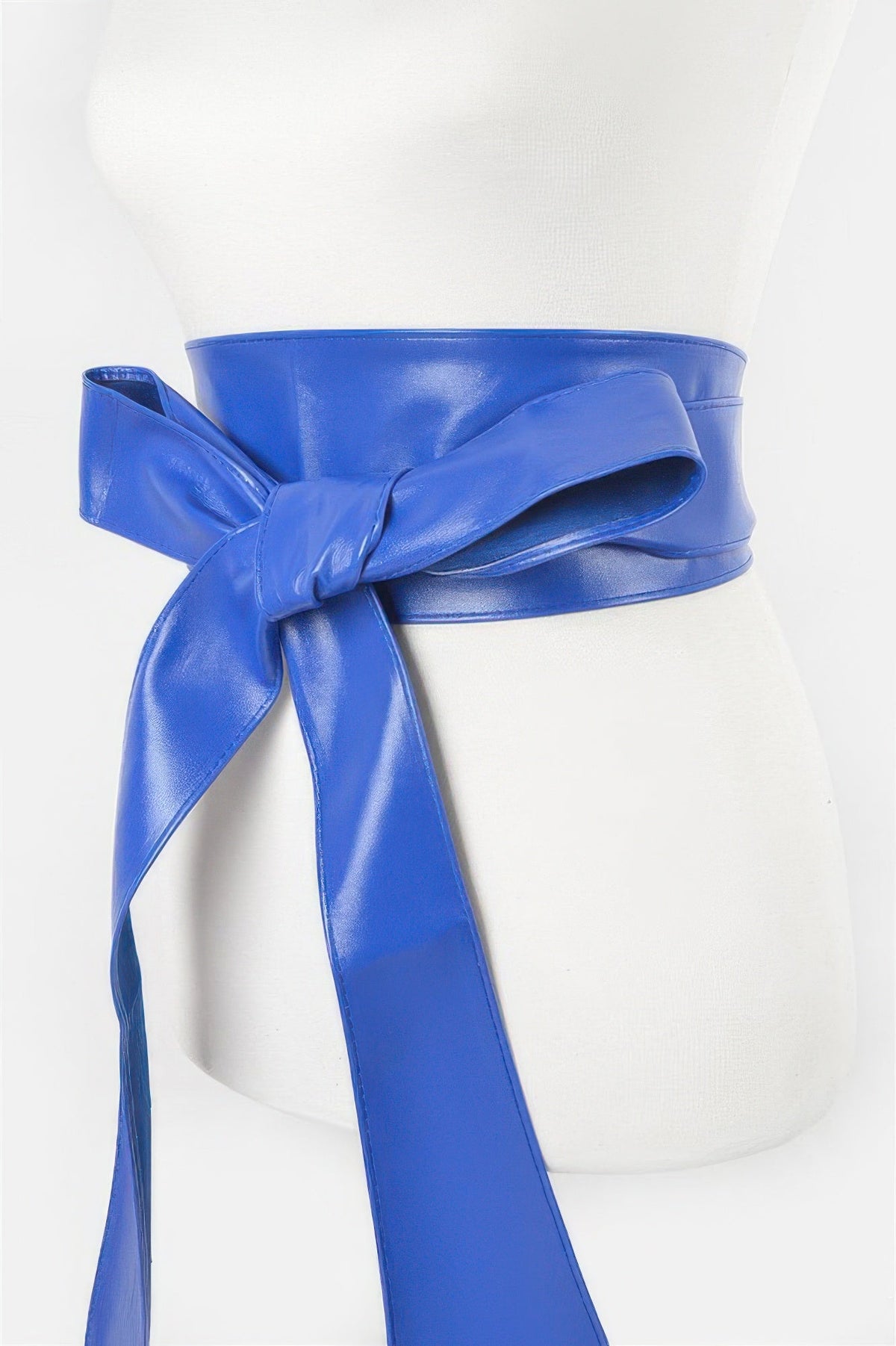 Faux Leather Kimono Belt