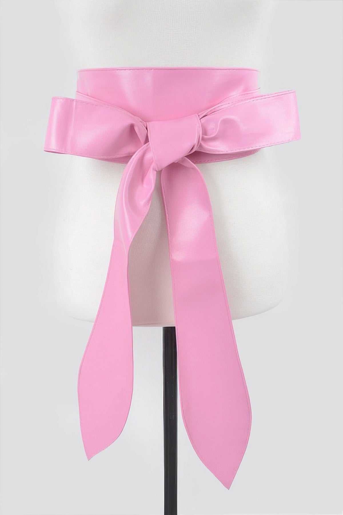 Faux Leather Kimono Belt