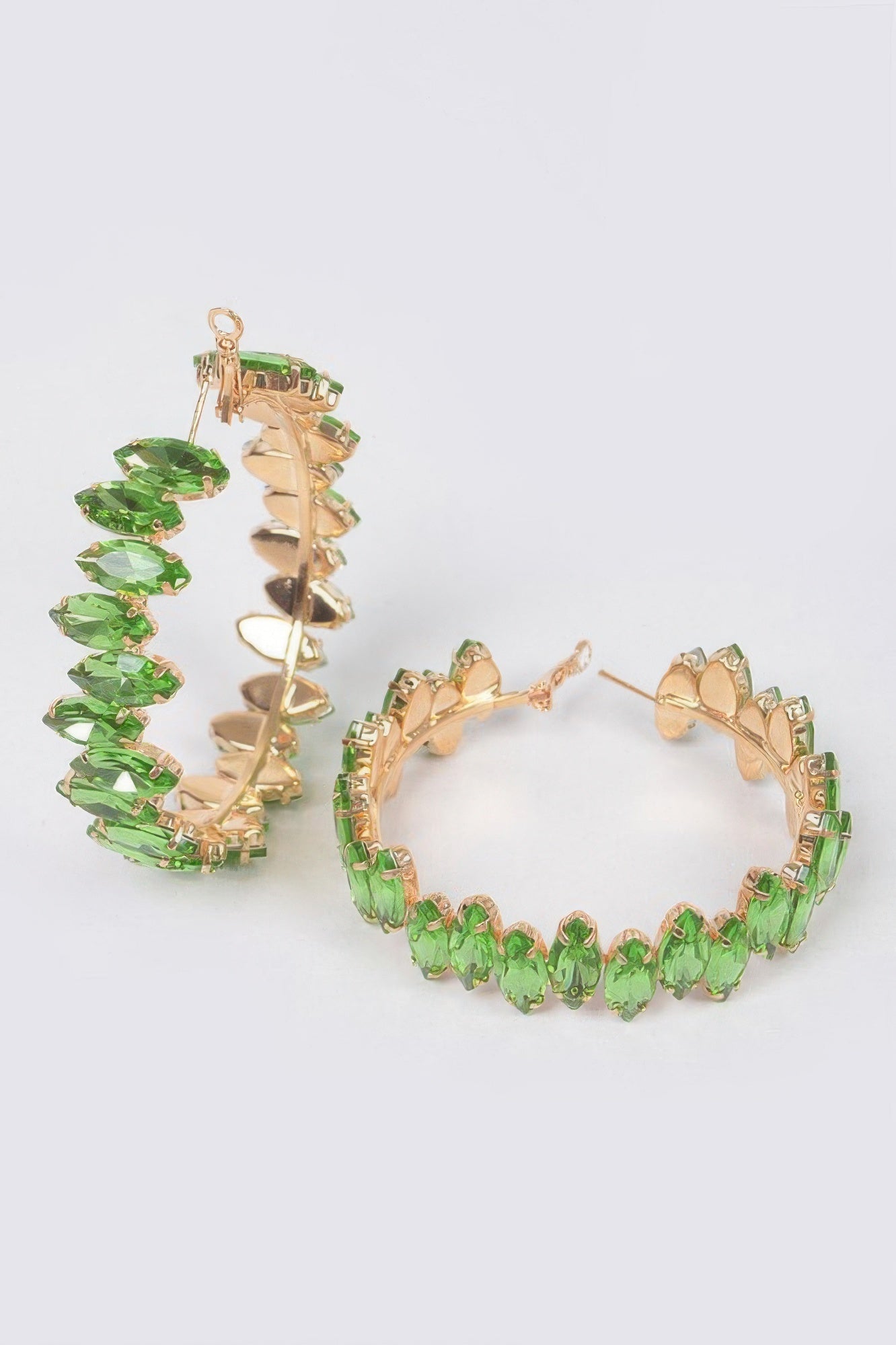 Rhinestone Hoop Earring