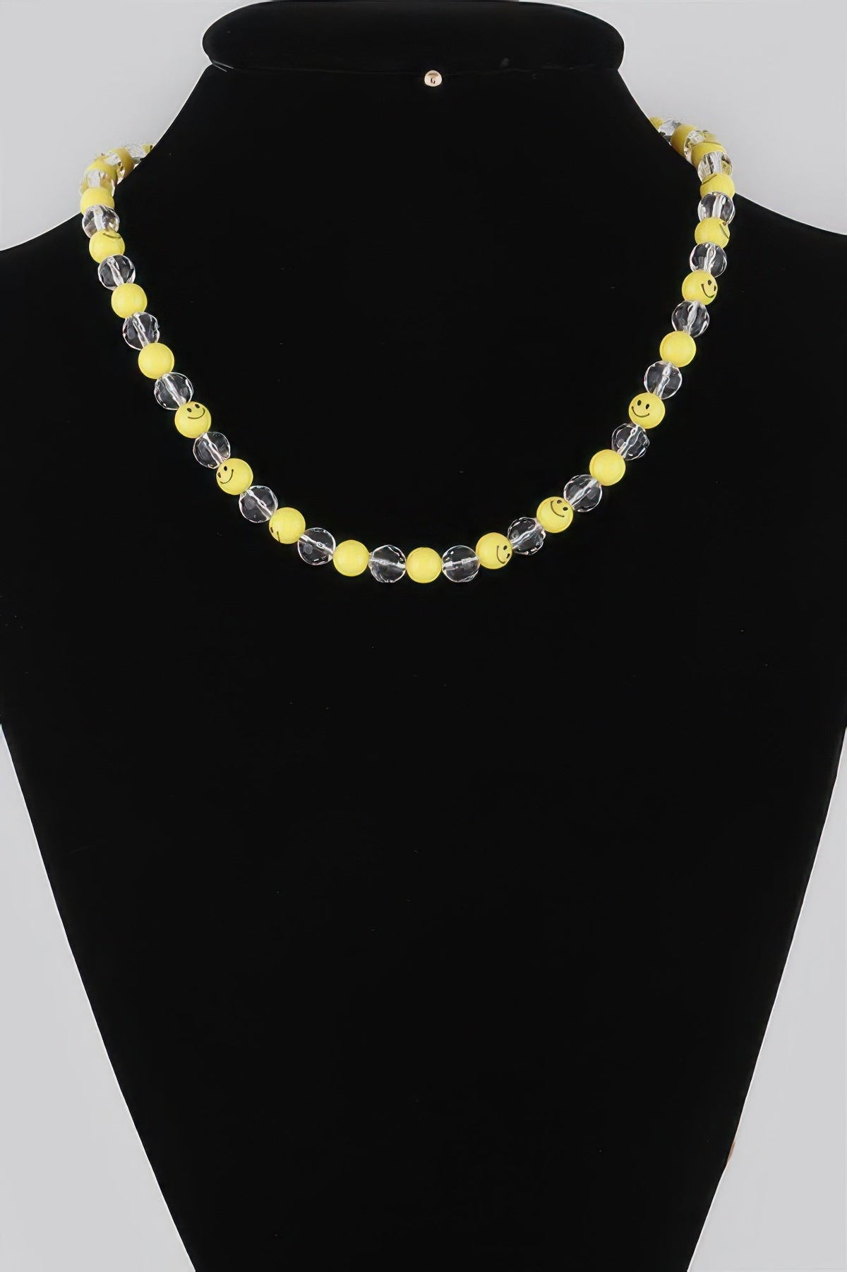 Beaded Smiley Face Necklace