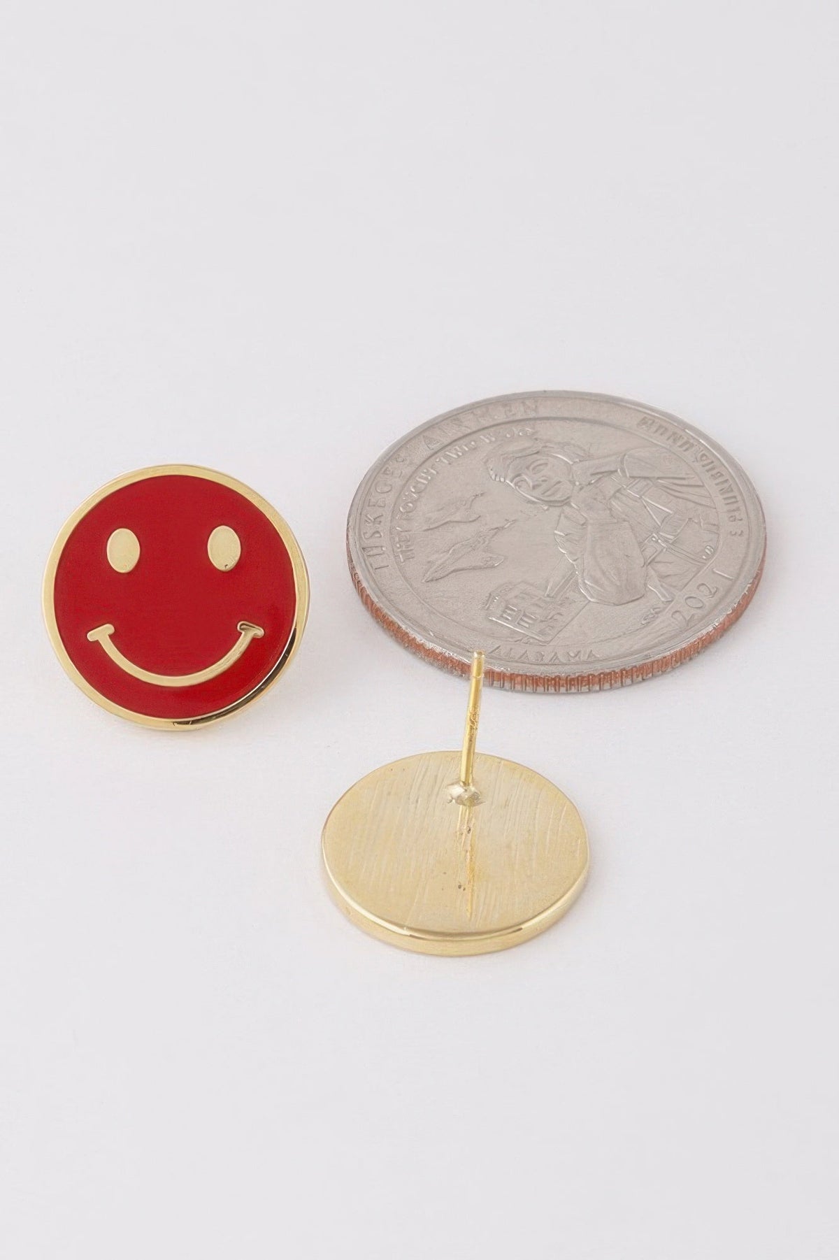 Women's Smiley Face Stud Earrings BYMANYC ® New York CONTEMPORARY VIBRANT MODERN JEWELRY - New Collection