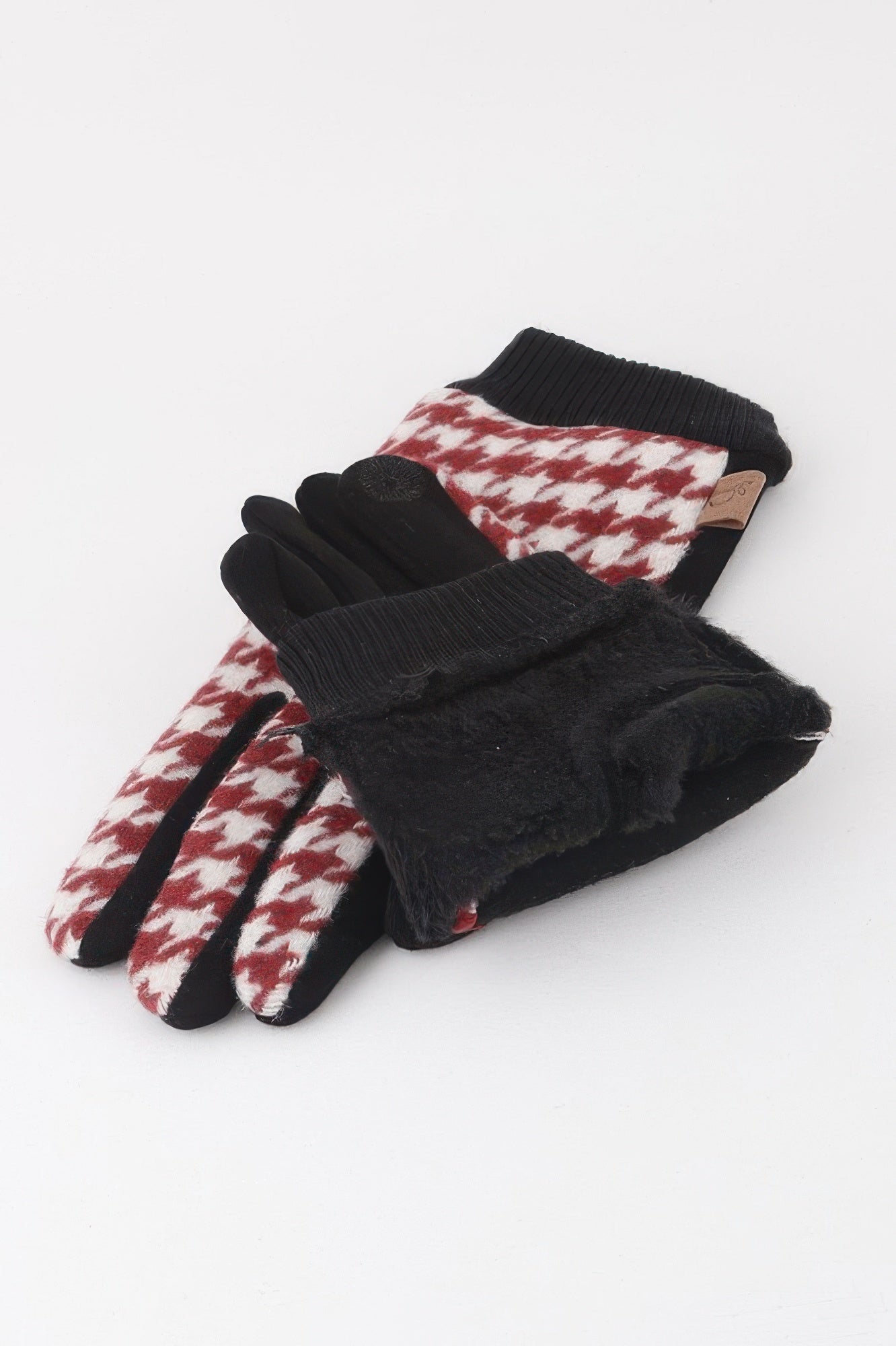 Houndstooth Gloves