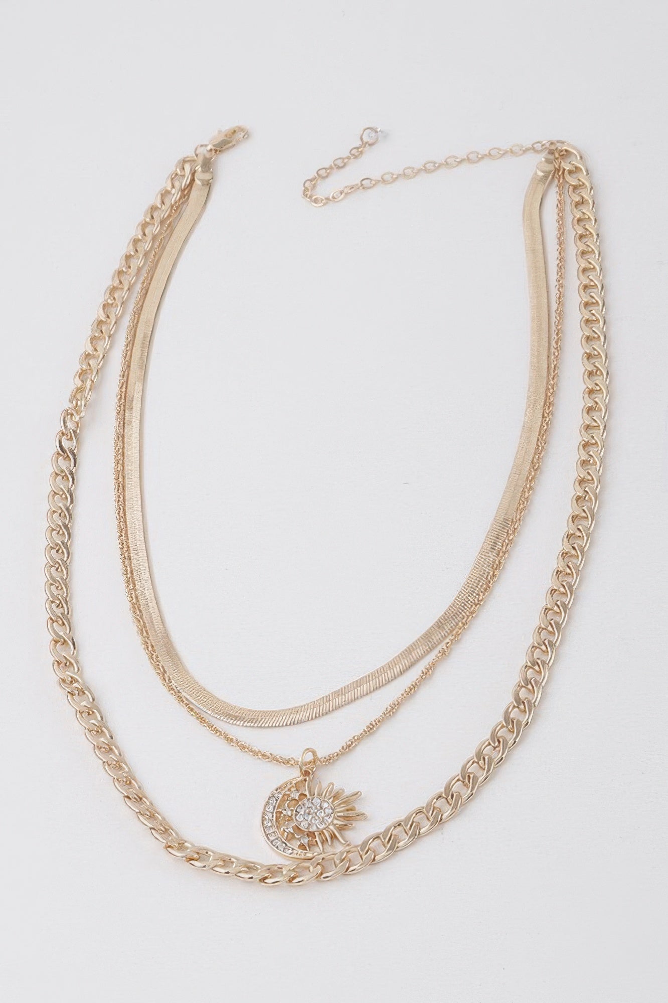 Sun N Moon Chain Necklace