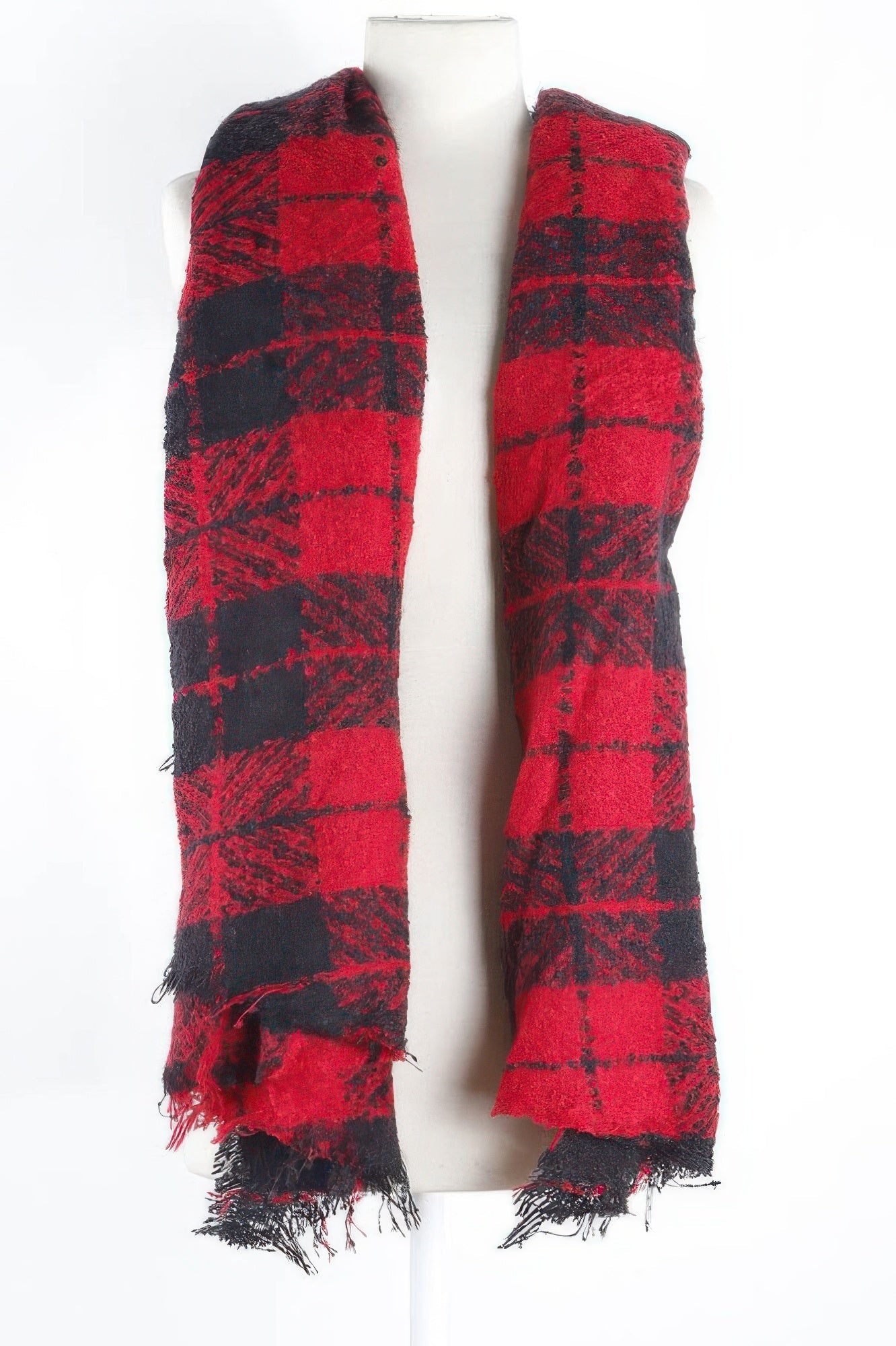 Classic Plaid Winter Scarf