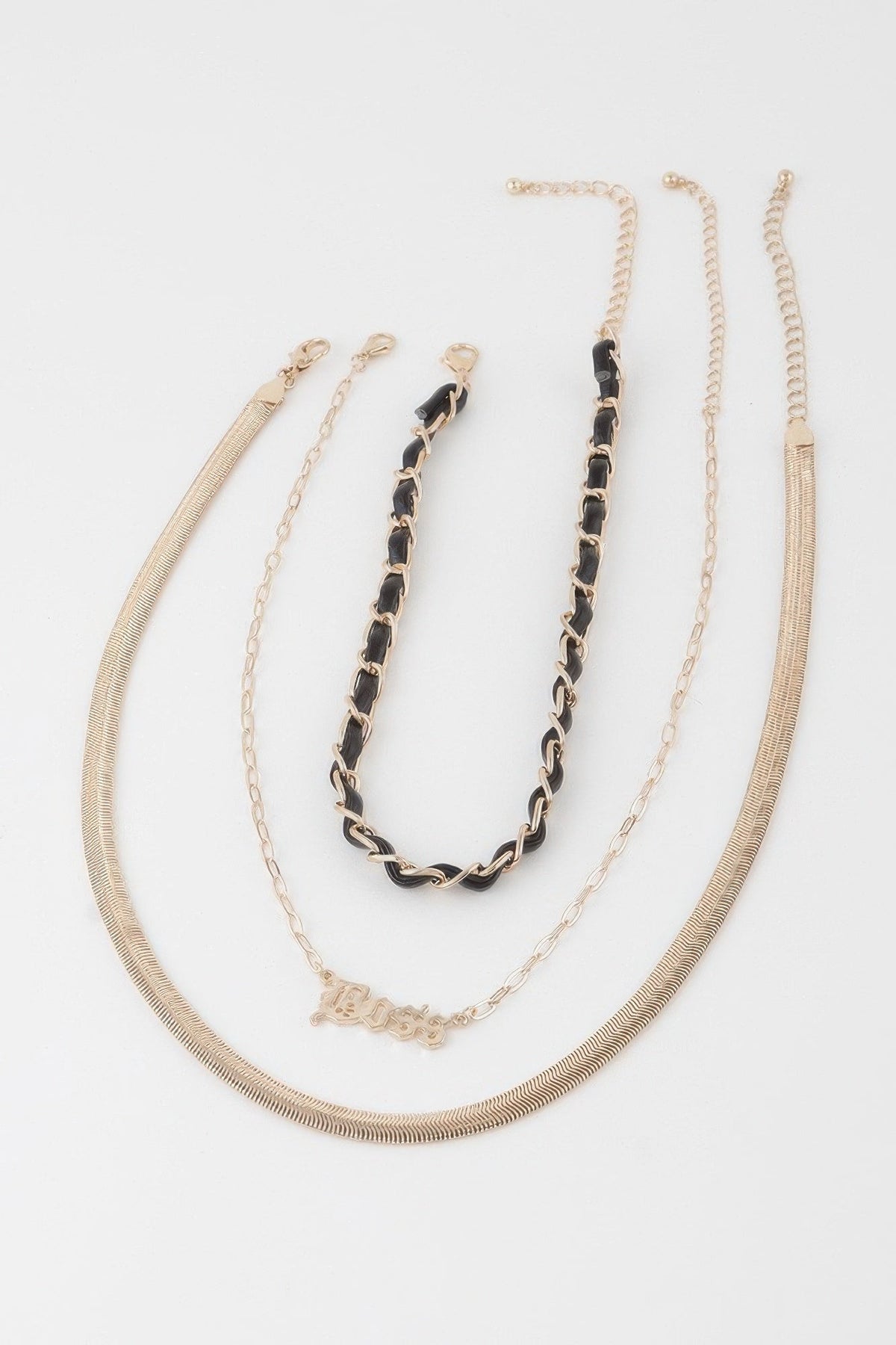 Multi Layered Boss Statement Necklace
