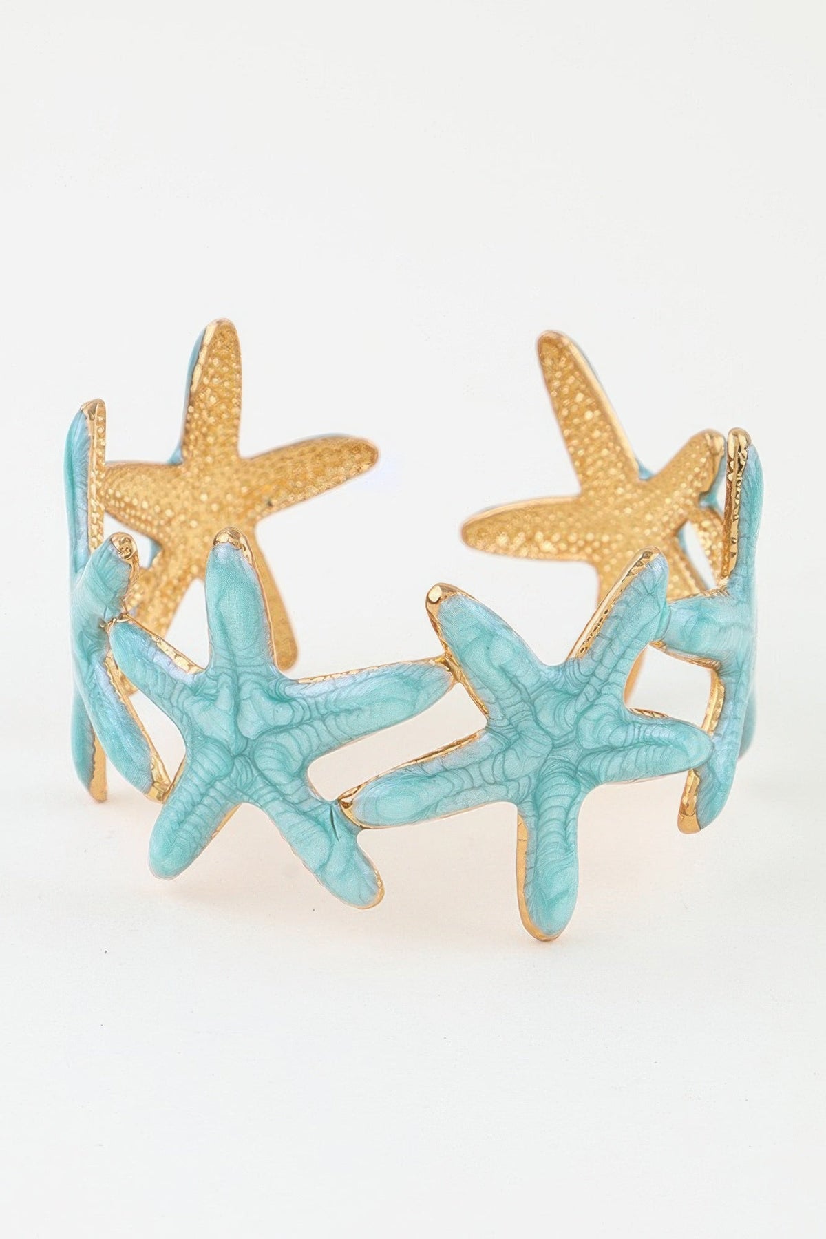 Summer Starfish Cuff Bracelet