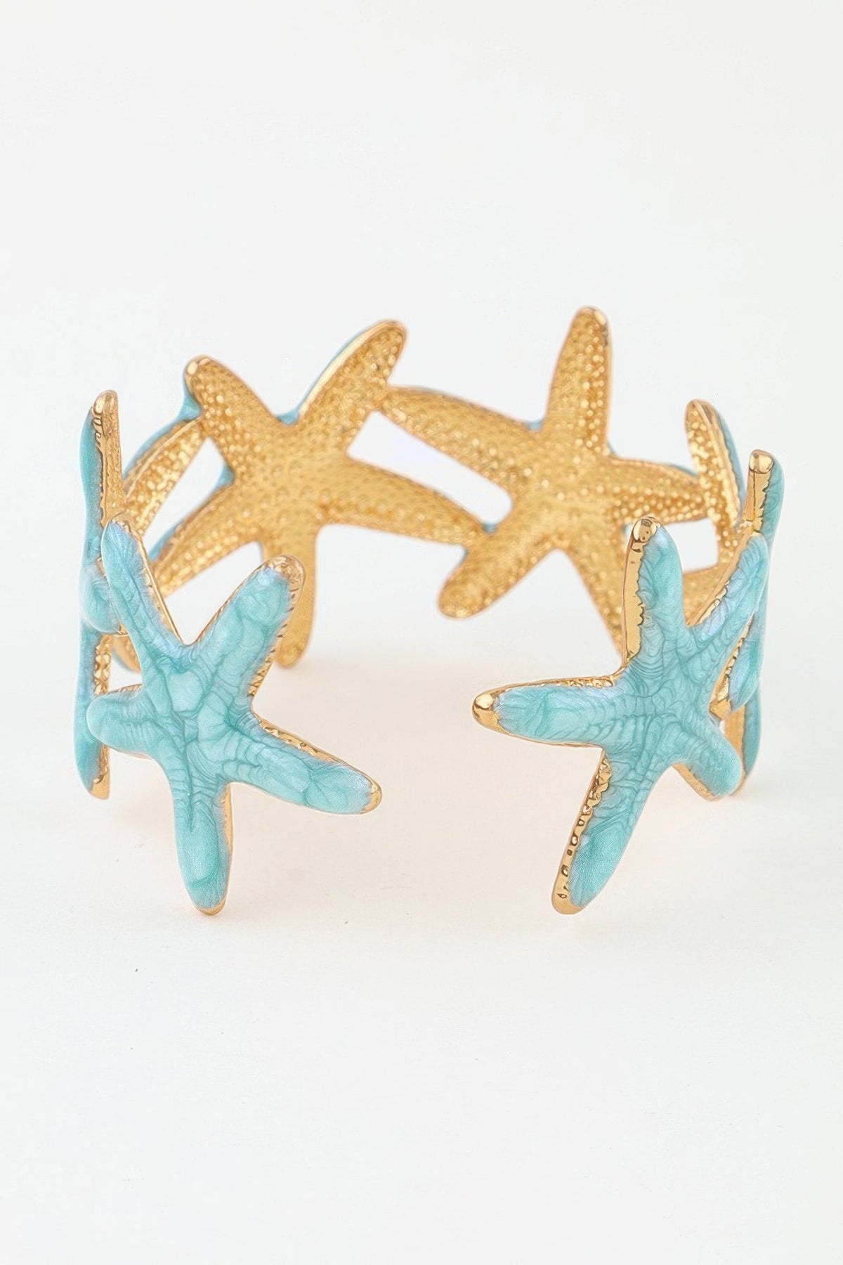 Summer Starfish Cuff Bracelet