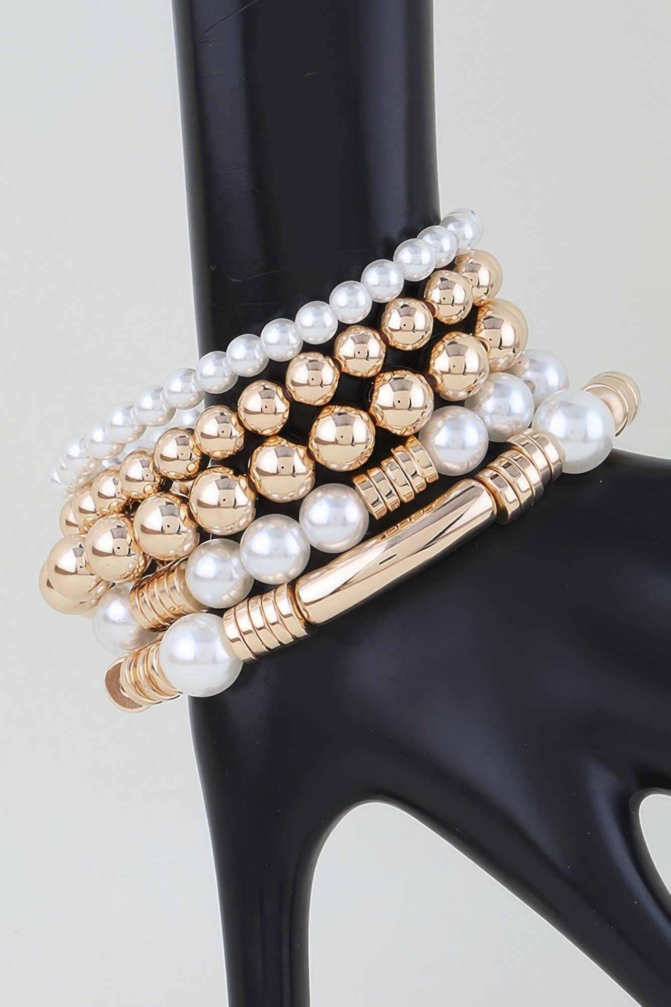 Multi Crystal Beaded Bracelet