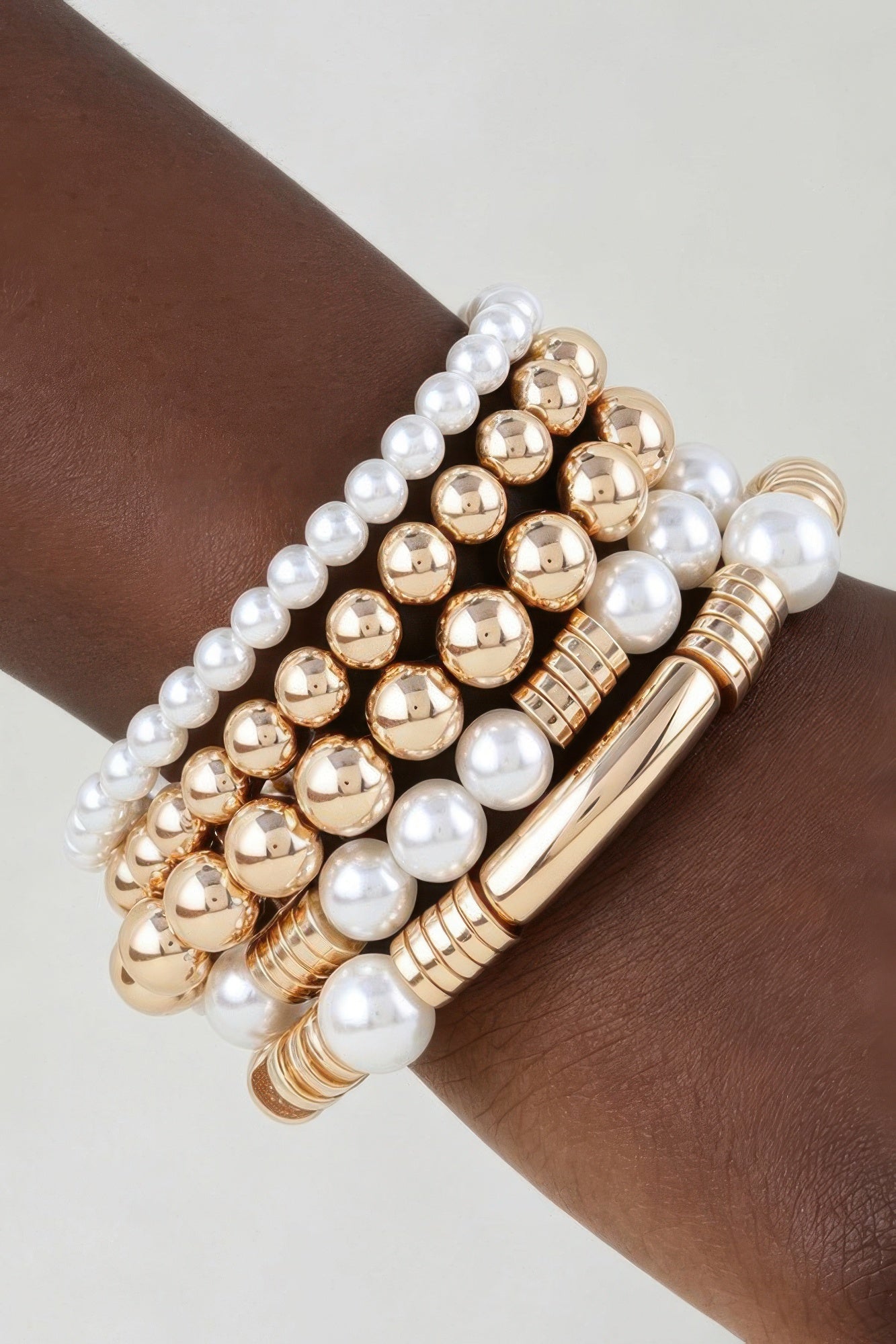 Multi Crystal Beaded Bracelet