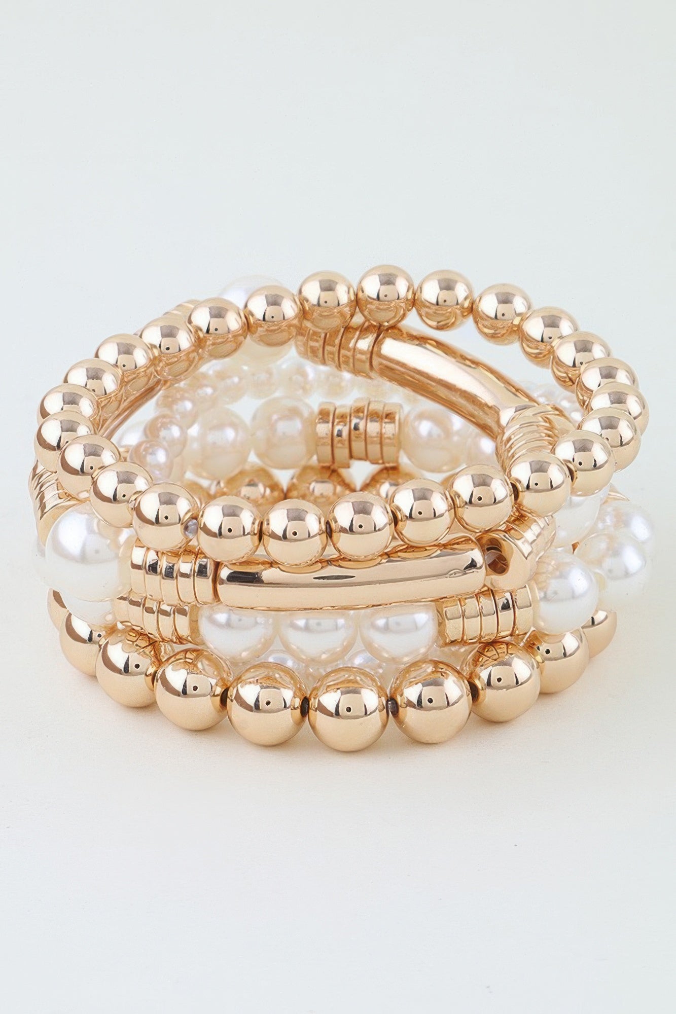 Multi Crystal Beaded Bracelet