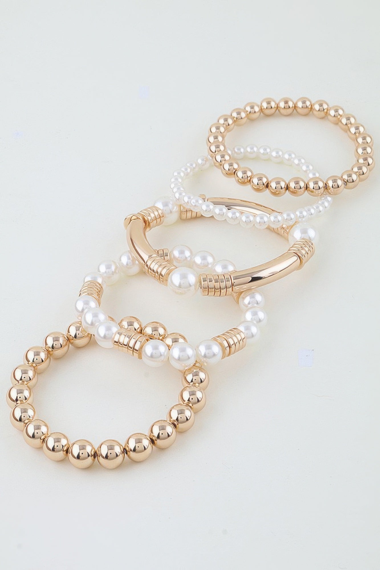 Multi Crystal Beaded Bracelet