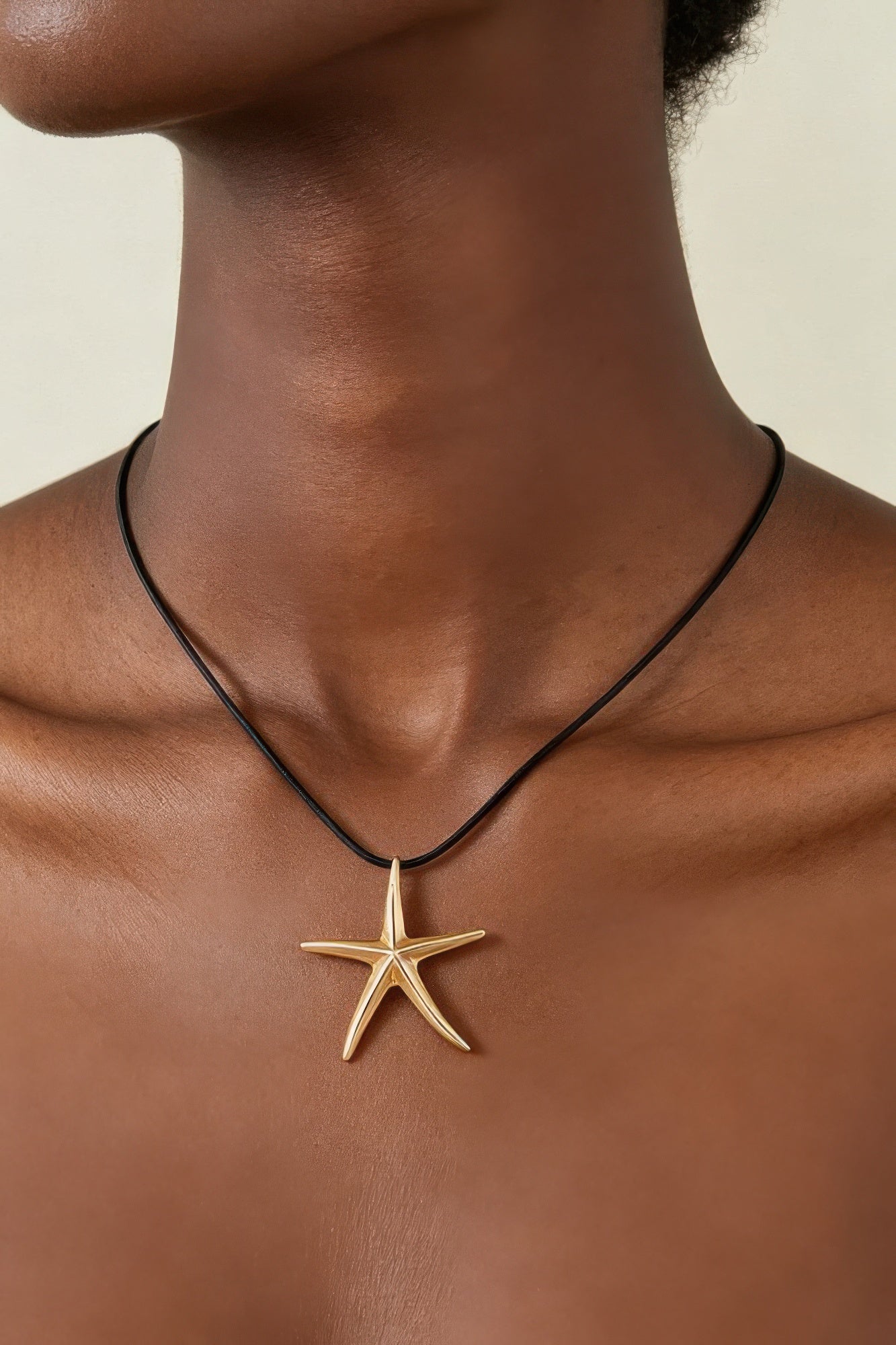 Polished Starfish Wrap Necklace