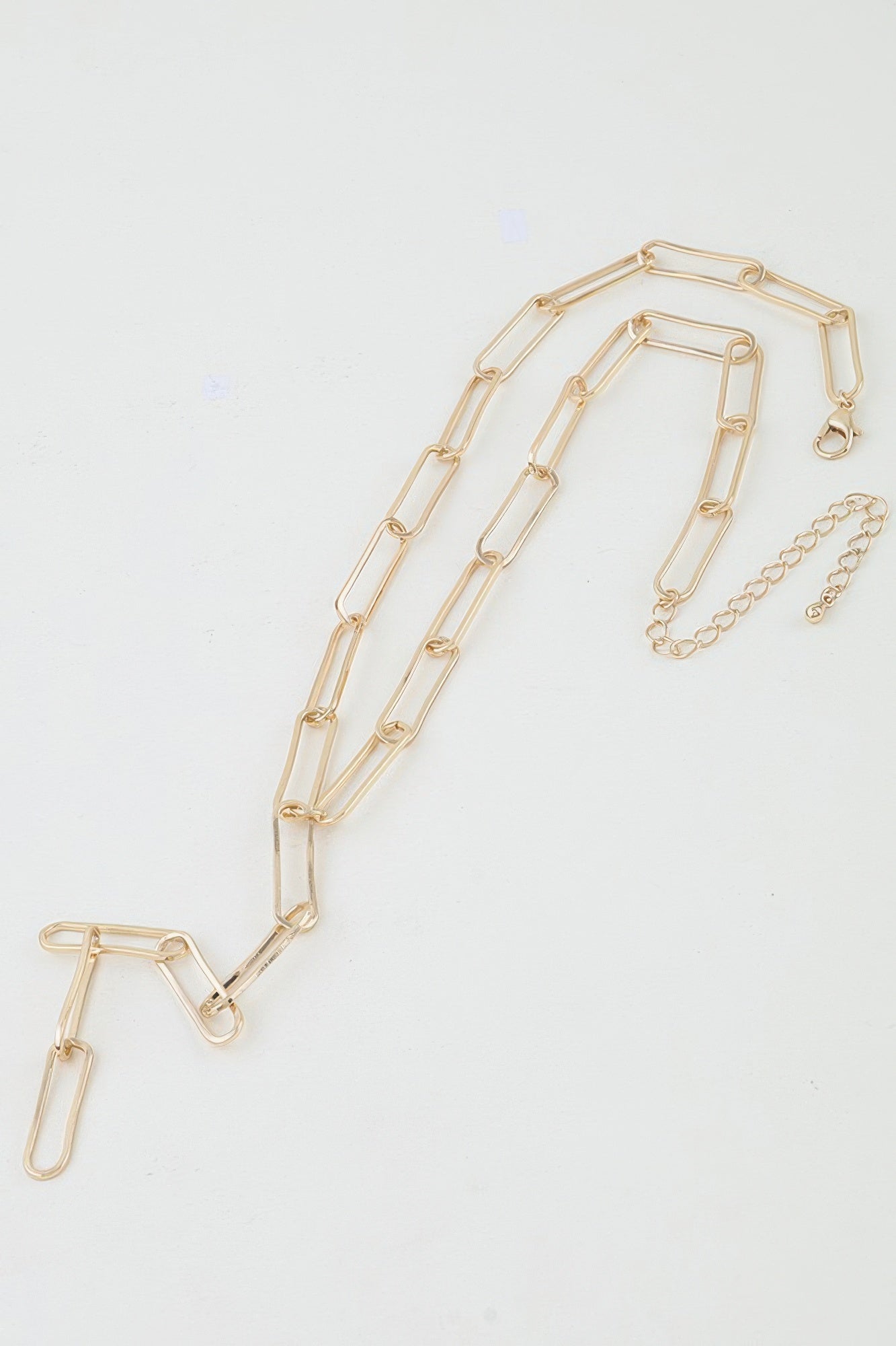 Minimal Link Chain Drop Necklace