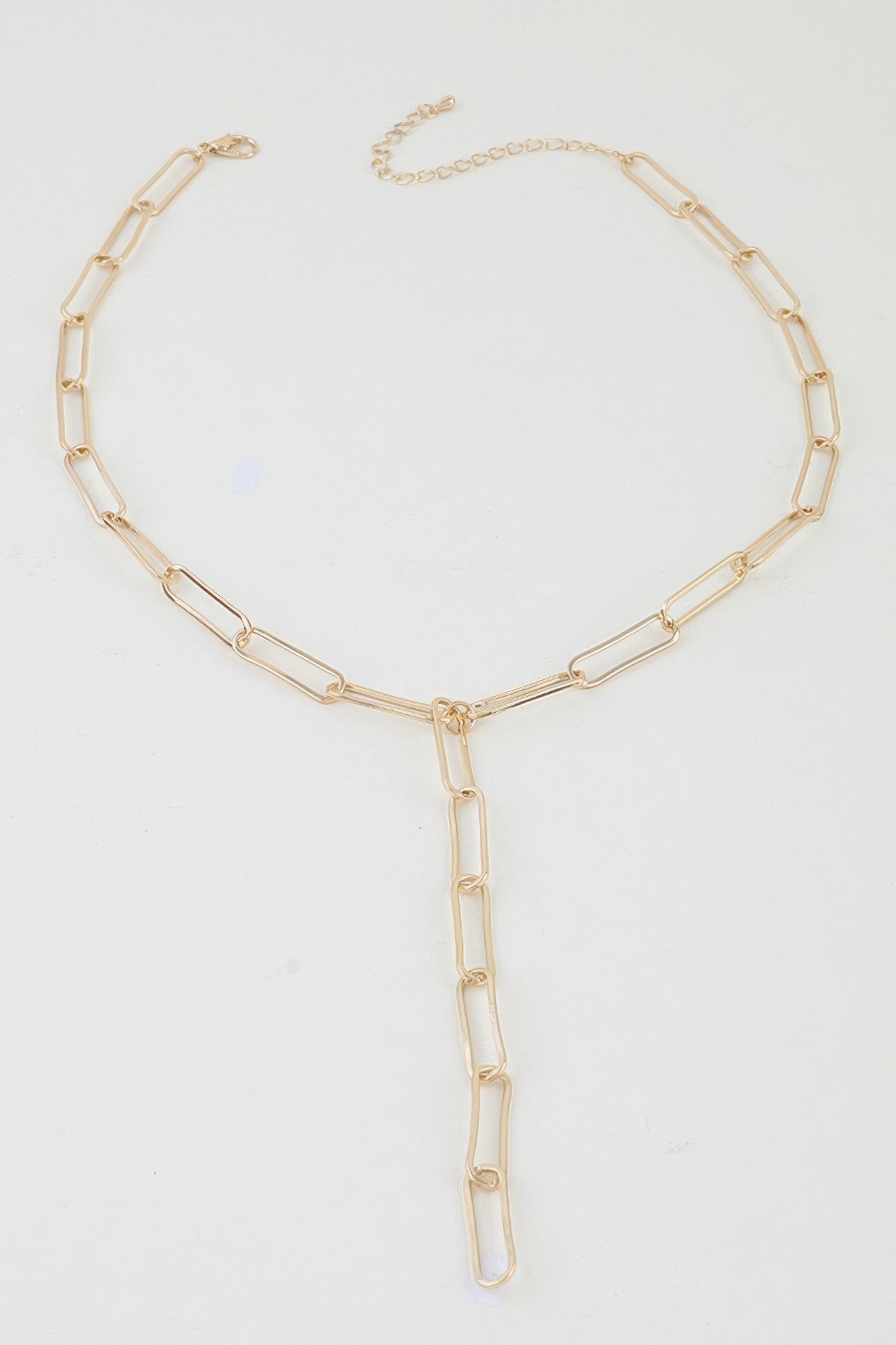 Minimal Link Chain Drop Necklace