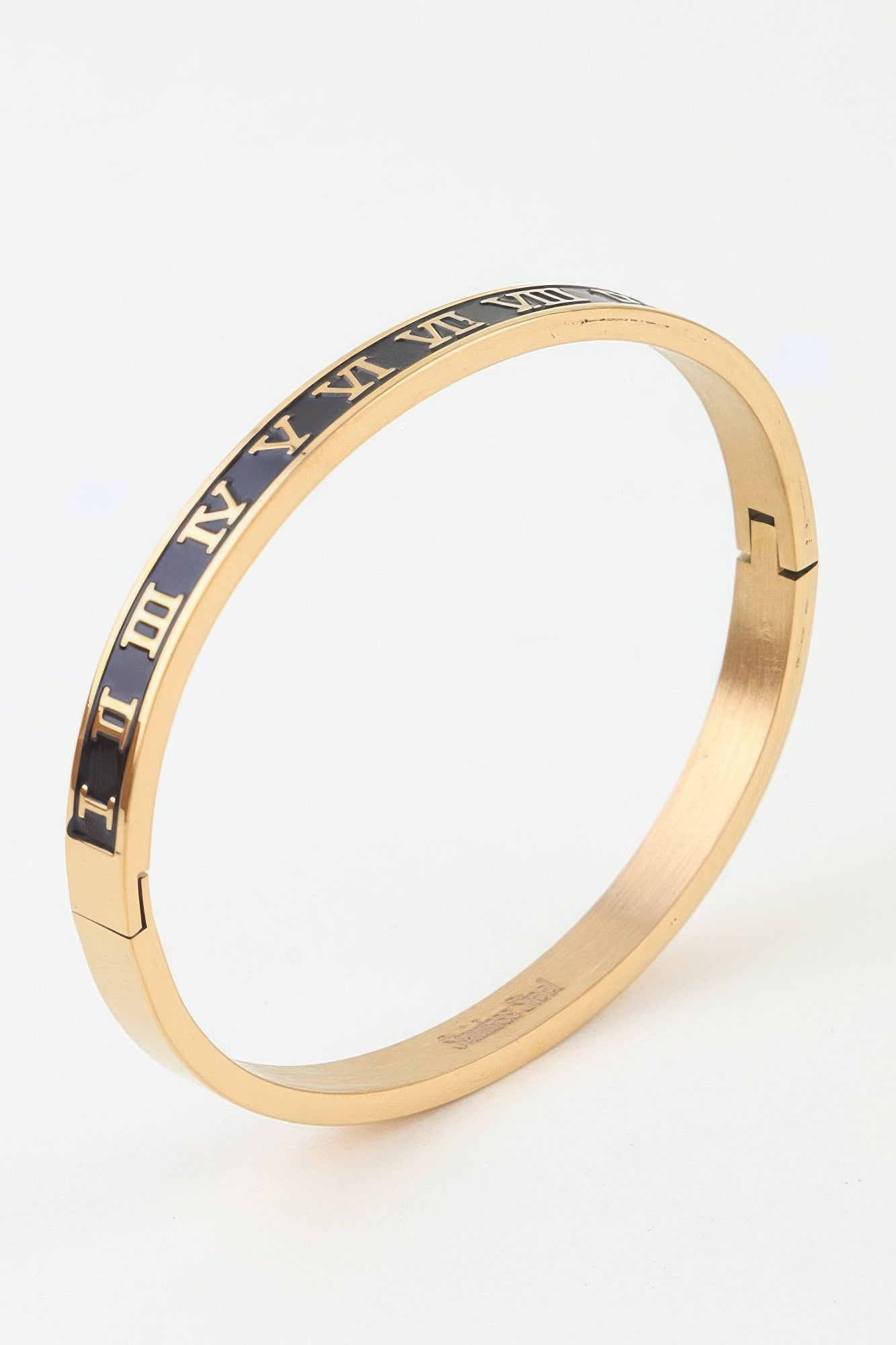 Roman Numeral Cuff Bracelet