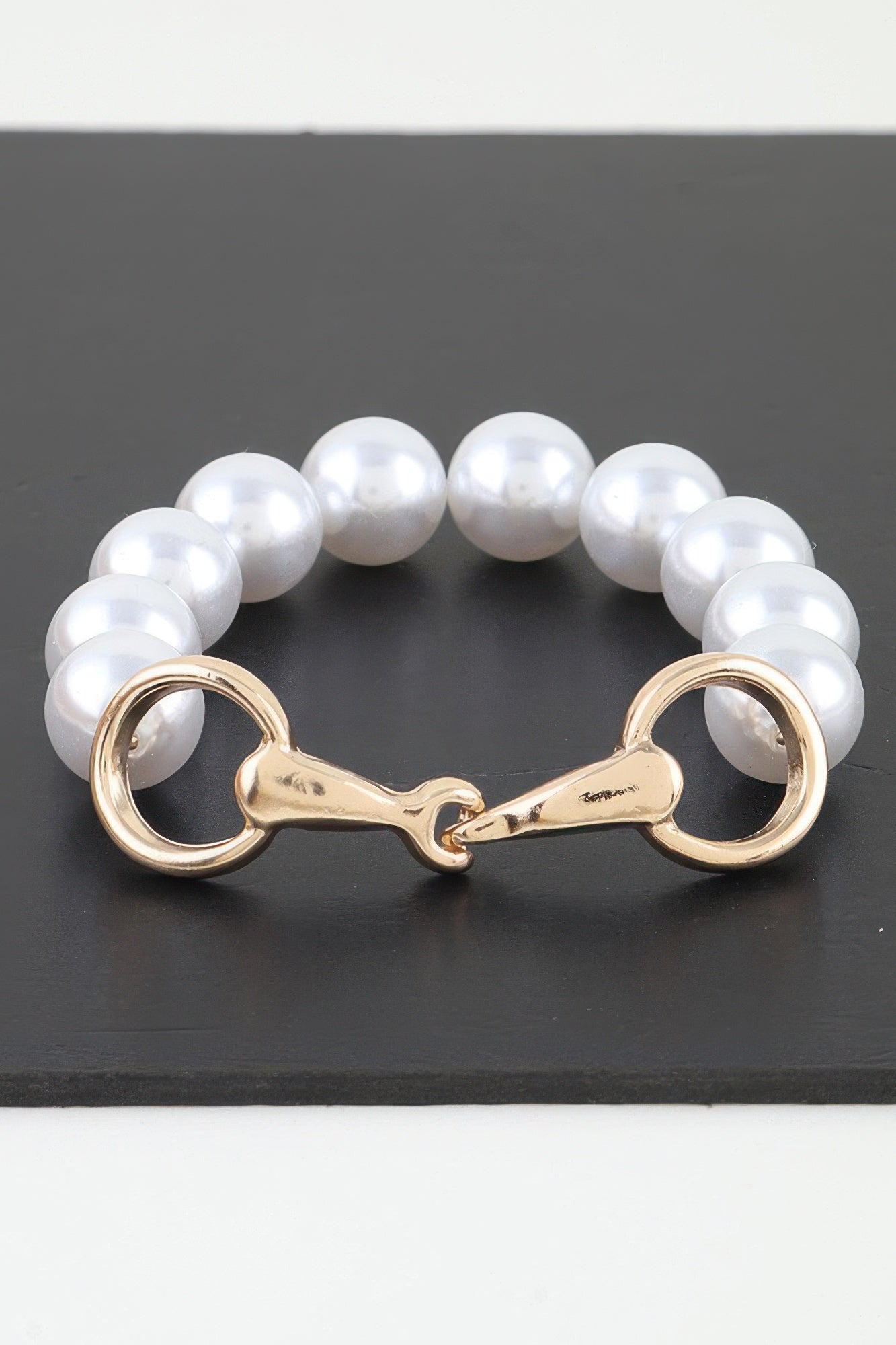 Pearl Beaded Toggle Bracelet
