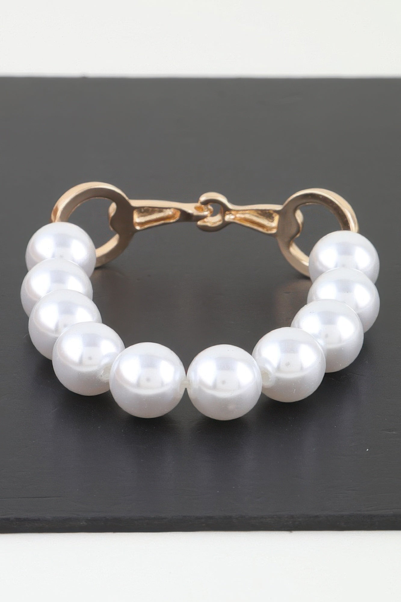 Pearl Beaded Toggle Bracelet