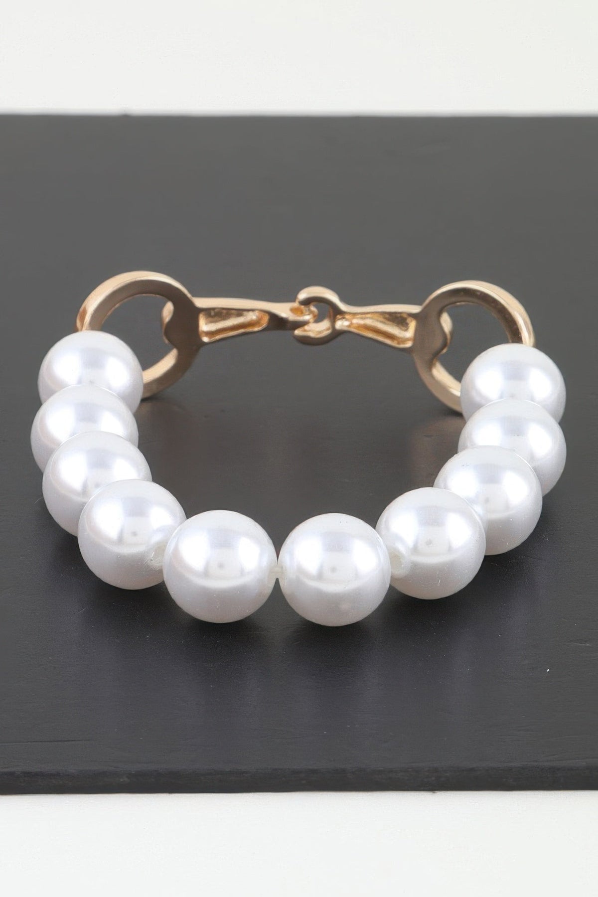 Pearl Beaded Toggle Bracelet