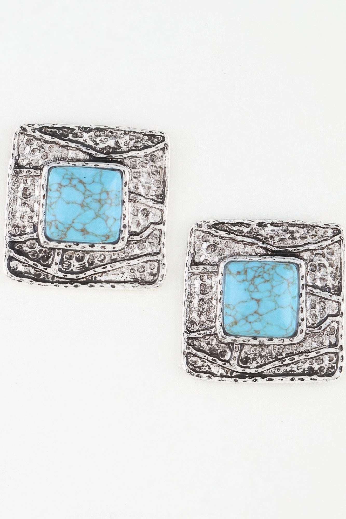 Antique Cubic Stone Earrings