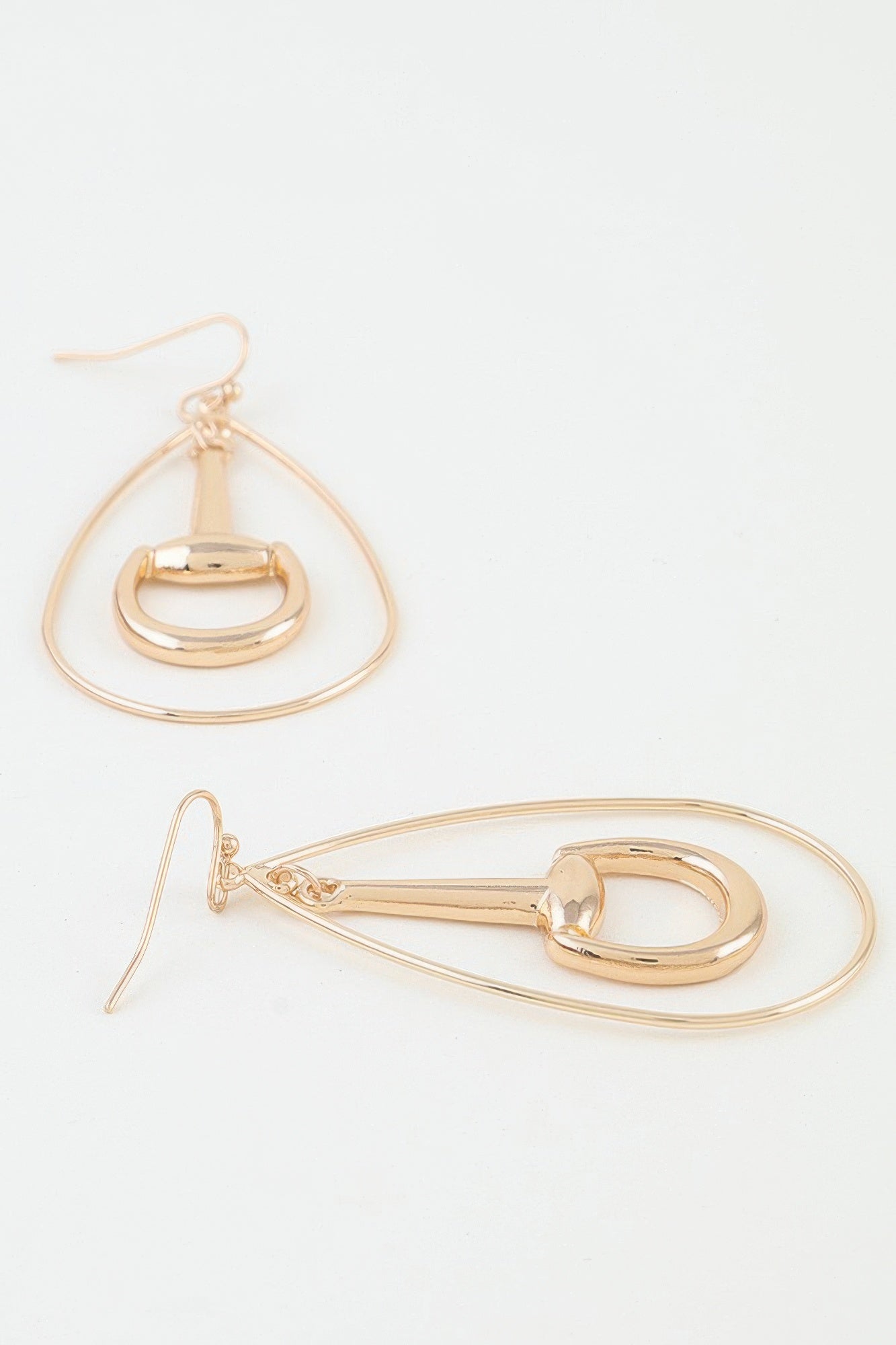 Modern Toggle Teardrop Earrings
