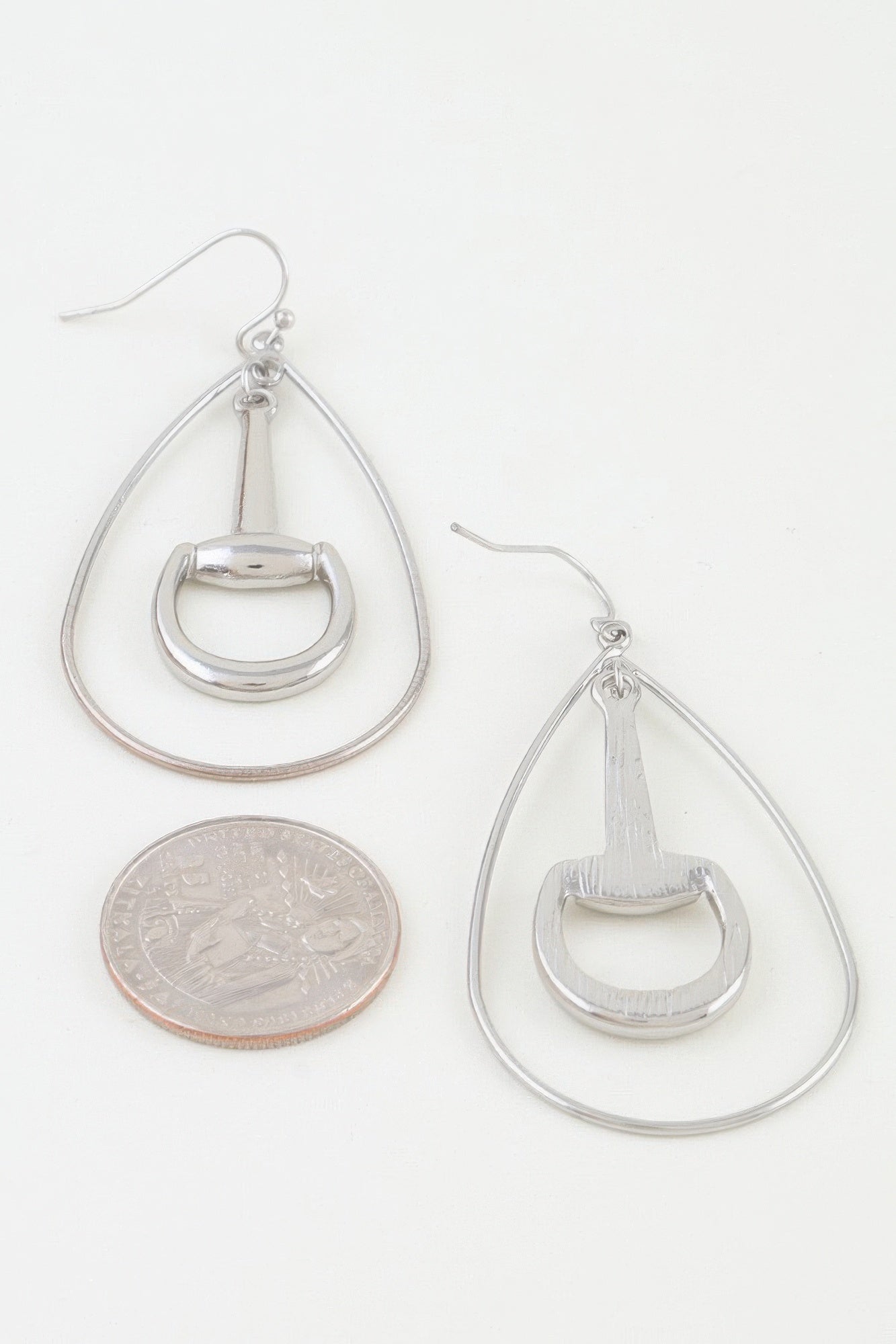 Modern Toggle Teardrop Earrings