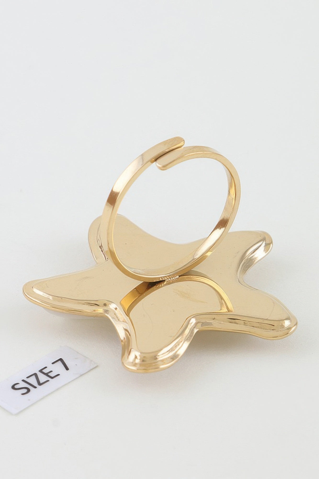 Swimming Star Statement Ring