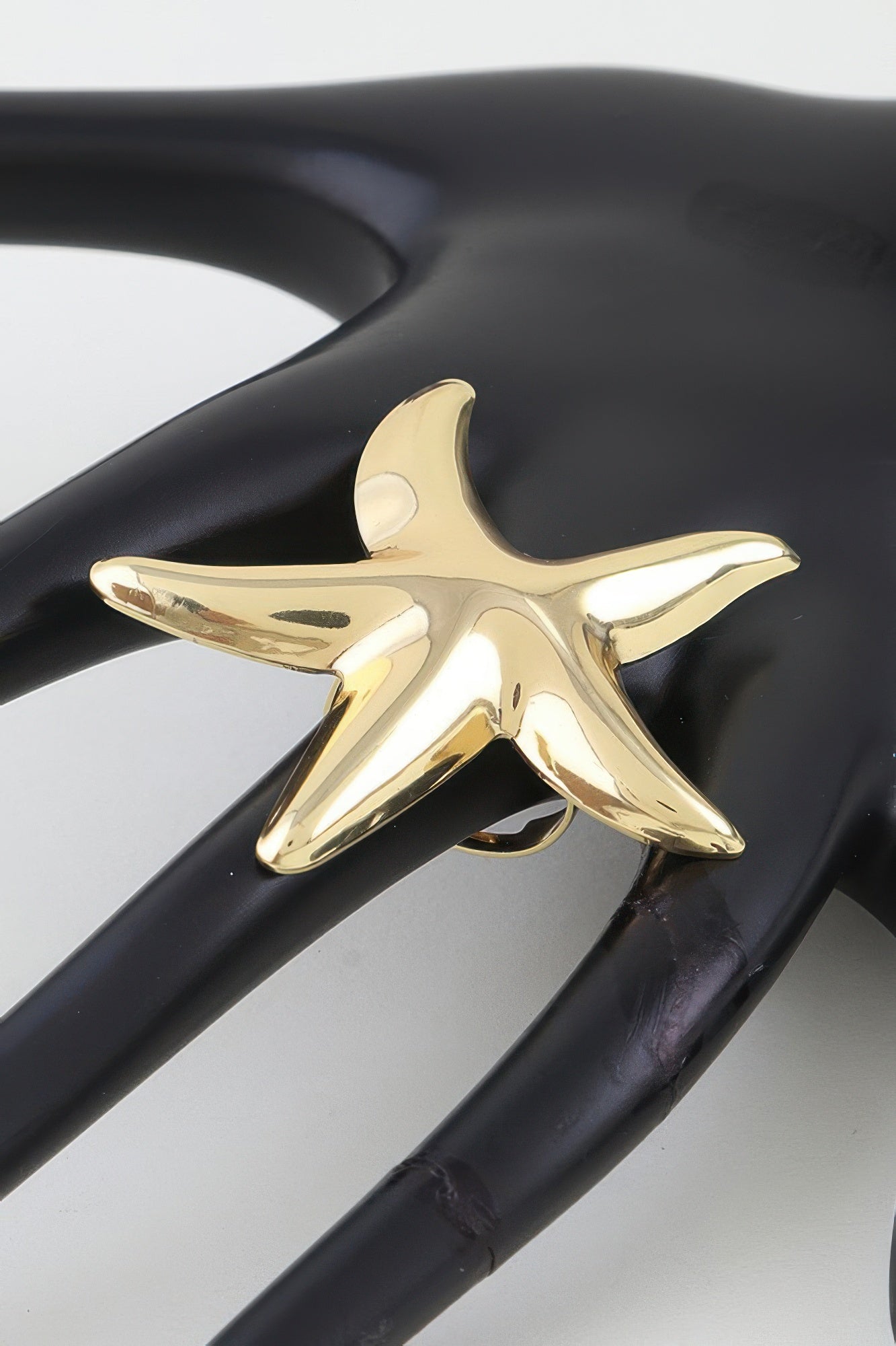 Polished Starfish Statement Ring