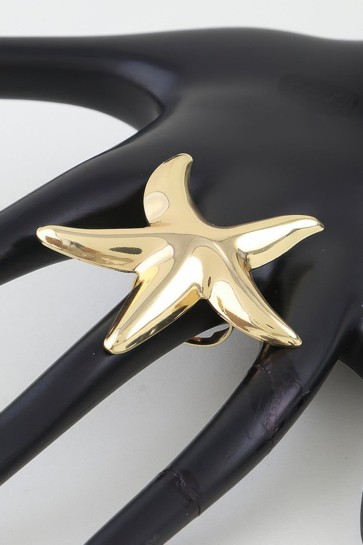 Polished Starfish Statement Ring