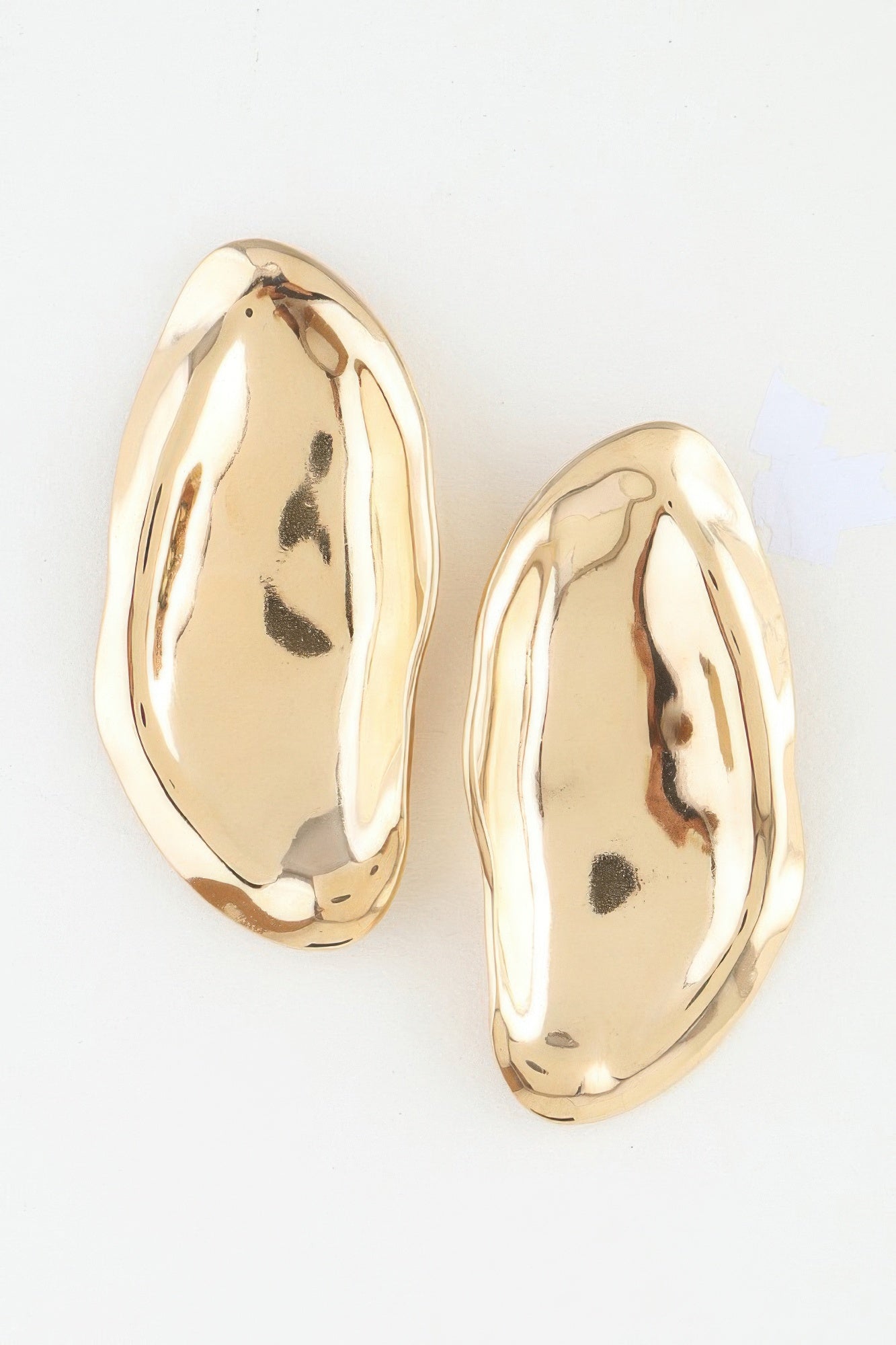 Hammered Fashion Drop Earrings
