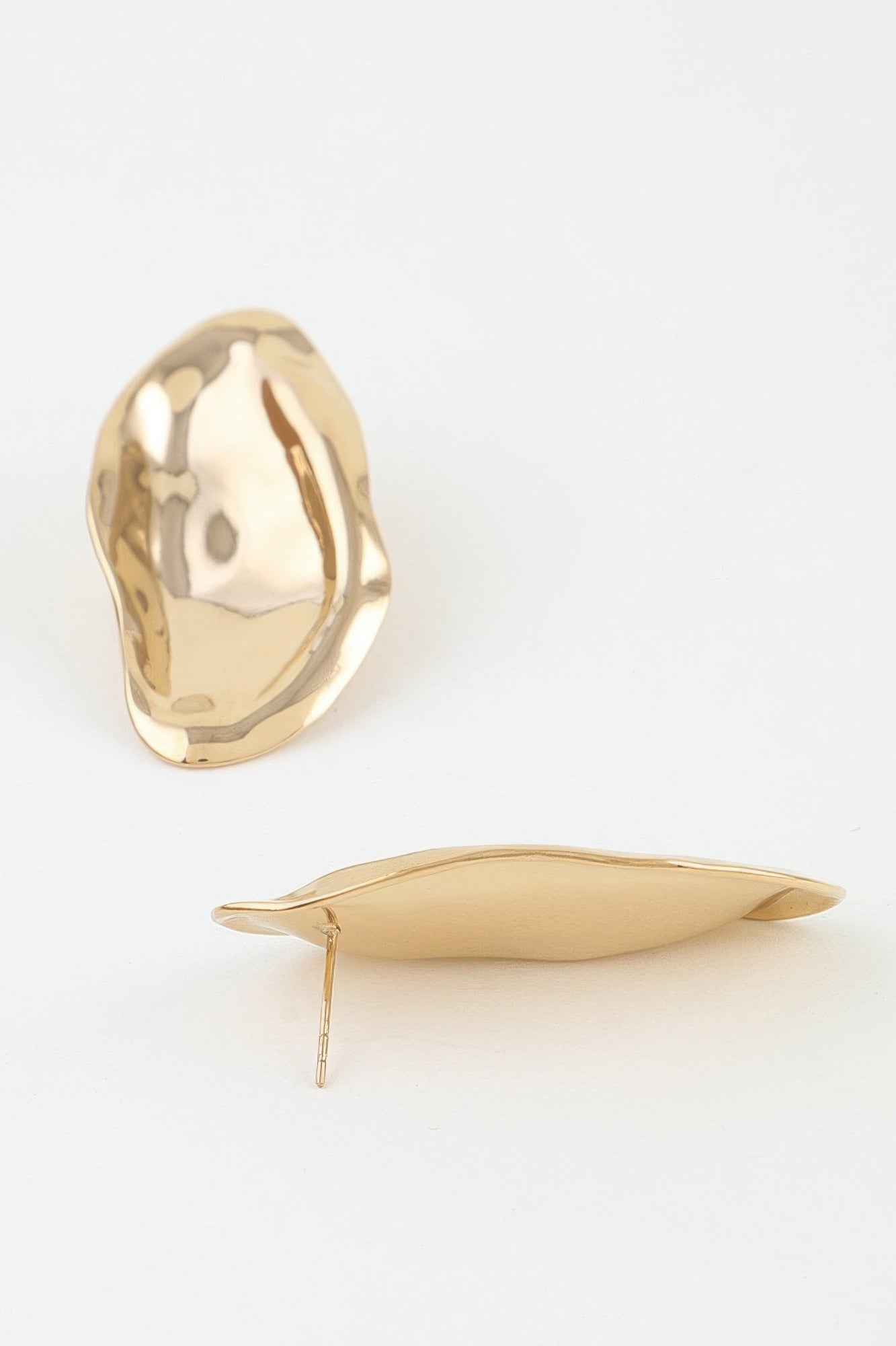 Hammered Fashion Drop Earrings